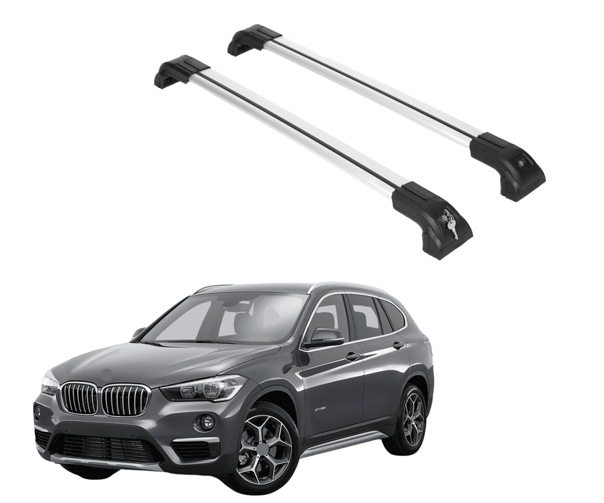 ERKUL Roof Rack Crossbars For BMW X1 2016-2022