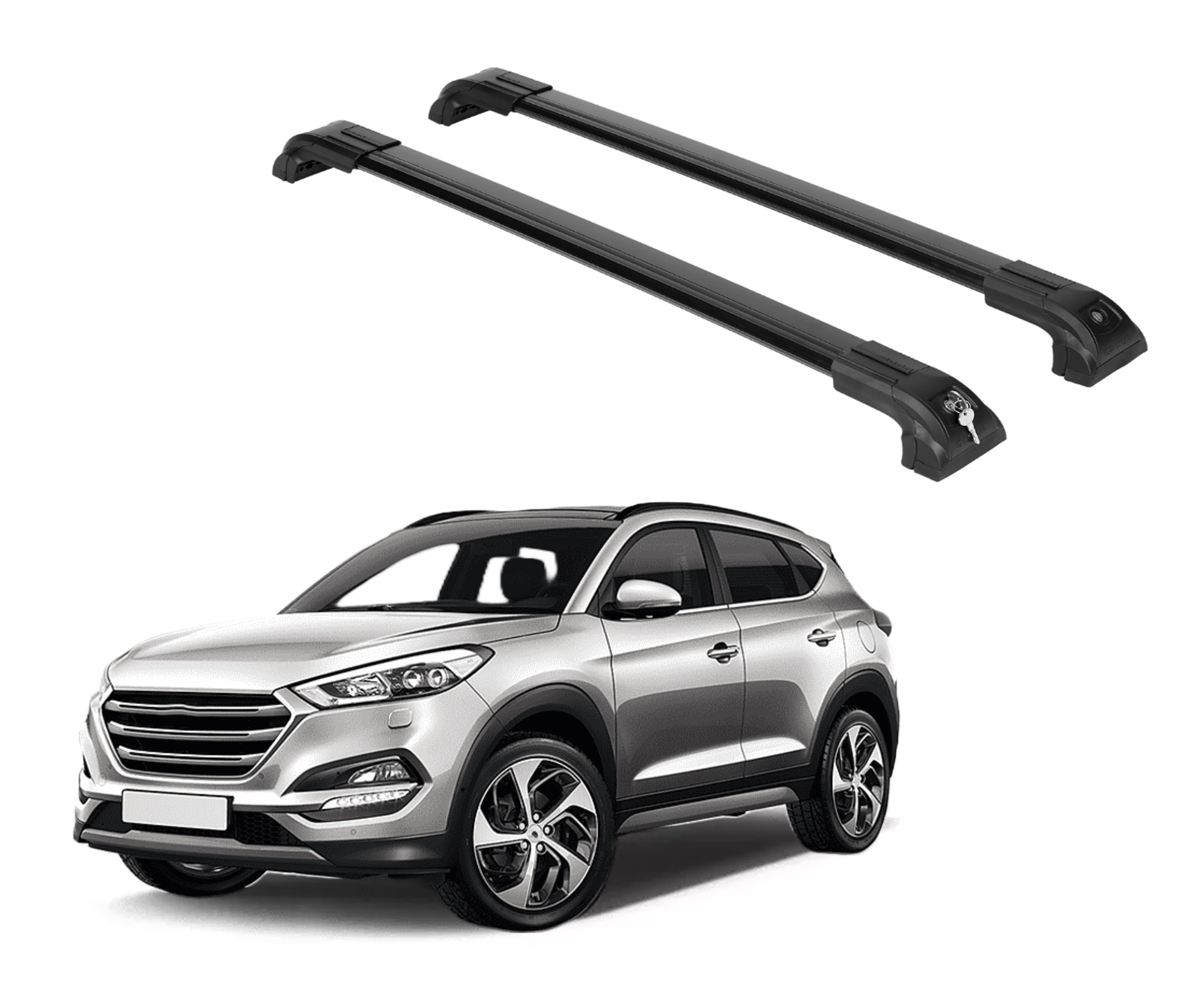 ERKUL Roof Rack Crossbars For HYUNDAI TUCSON 2016-2021