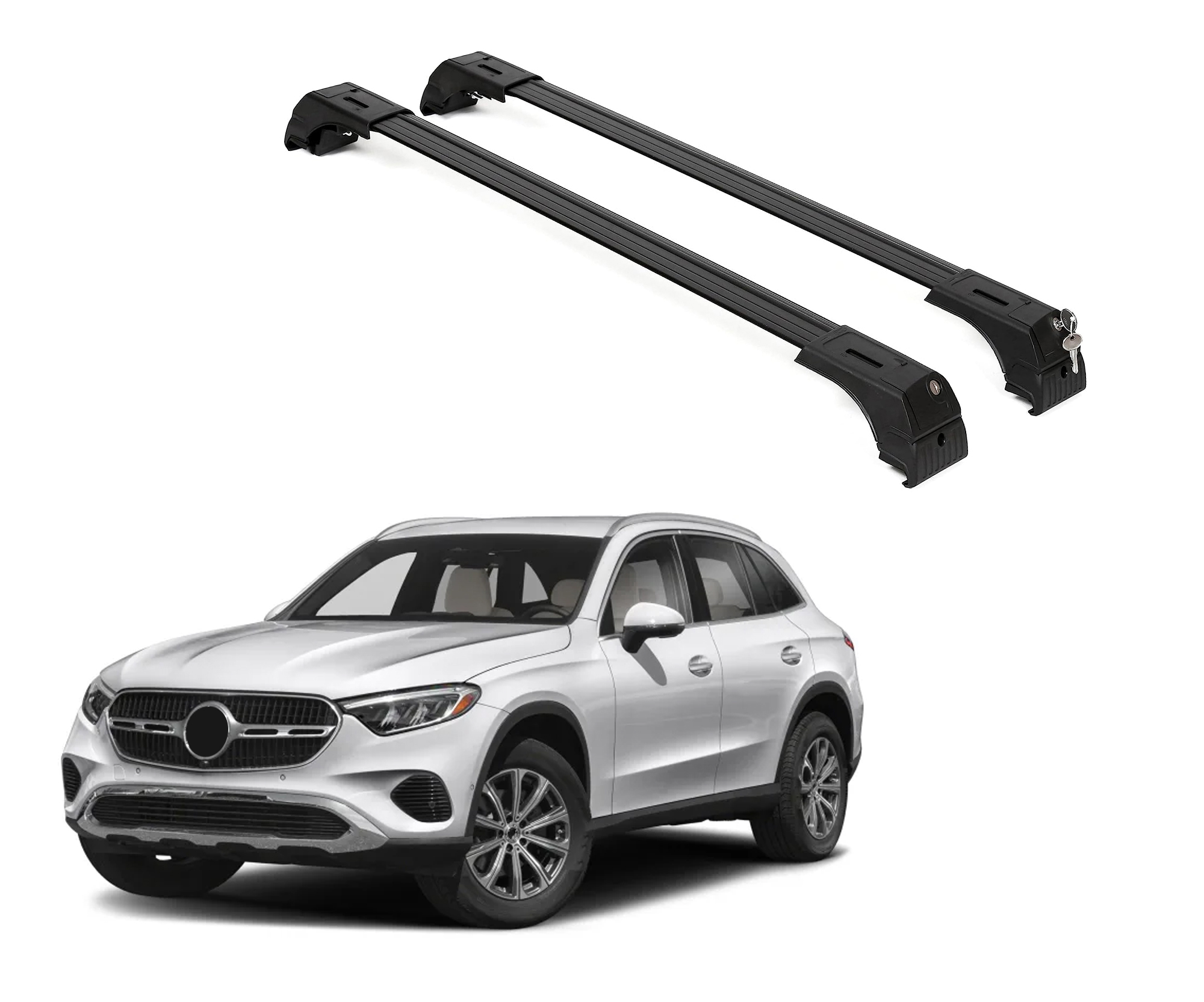 ERKUL Roof Rack Crossbars For MERCEDES-BENZ GLC300 2023-2026