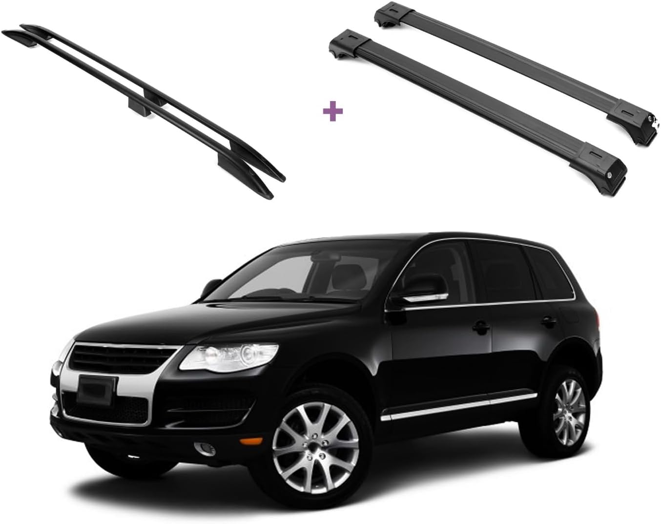 ERKUL Roof Rack Crossbars For VOLKSWAGEN TOUAREG 2004-2010