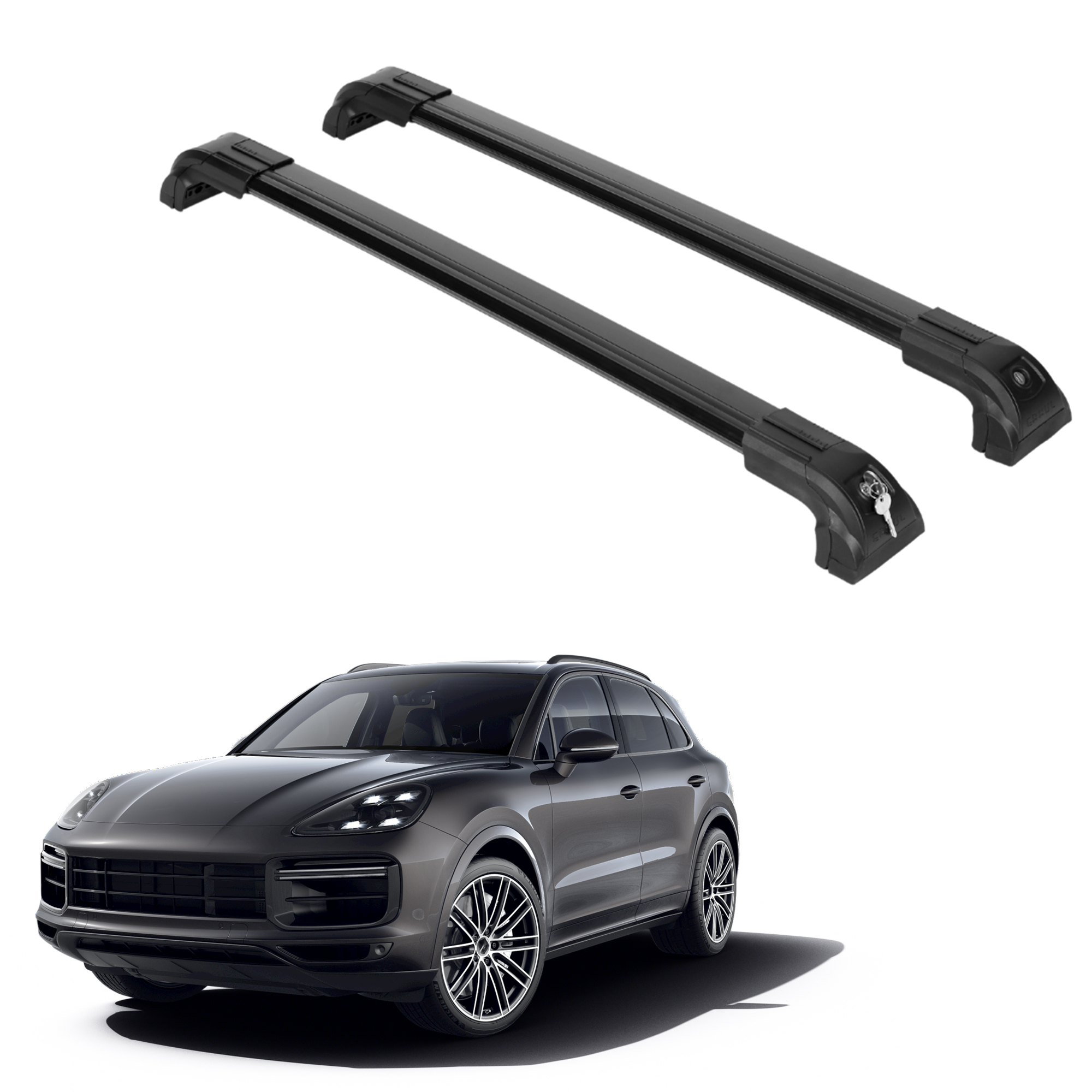 ERKUL Roof Rack Crossbars For PORSCHE CAYENNE 2019-2026