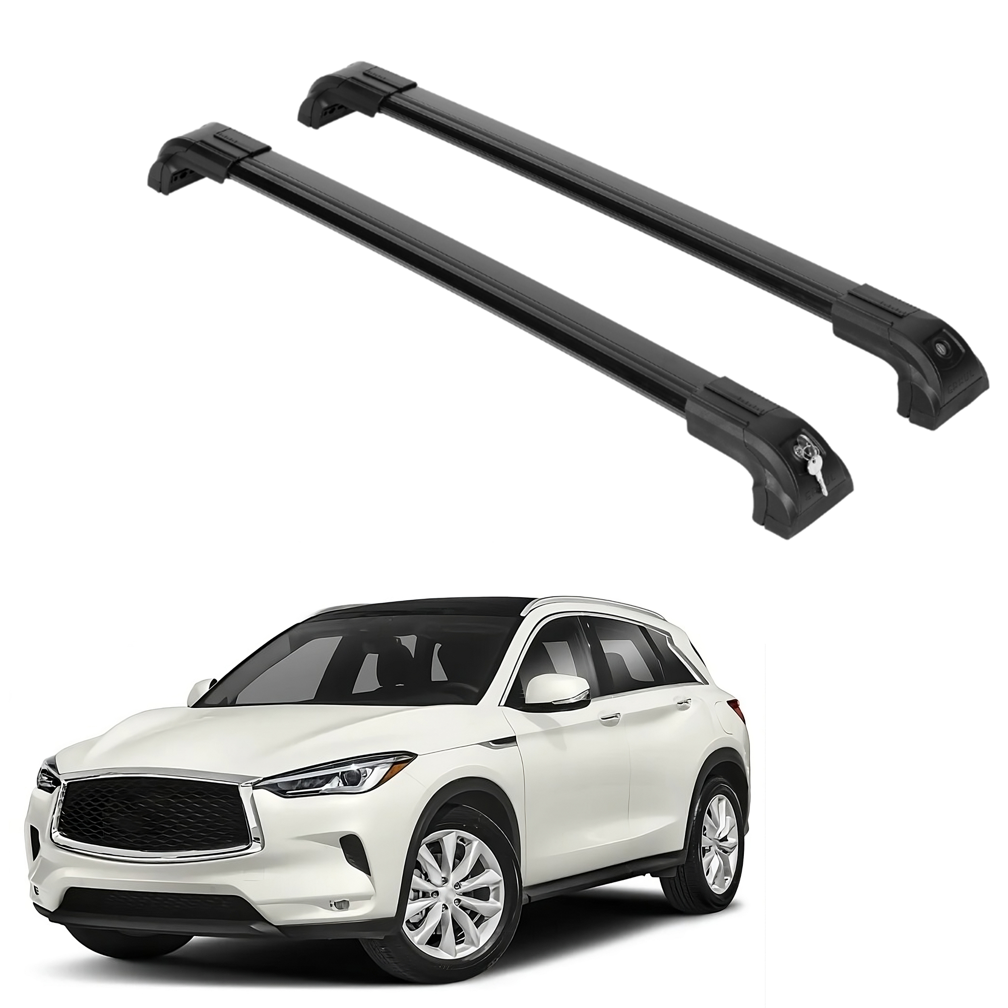 ERKUL Roof Rack Crossbars For INFINITI QX50 2019-2025