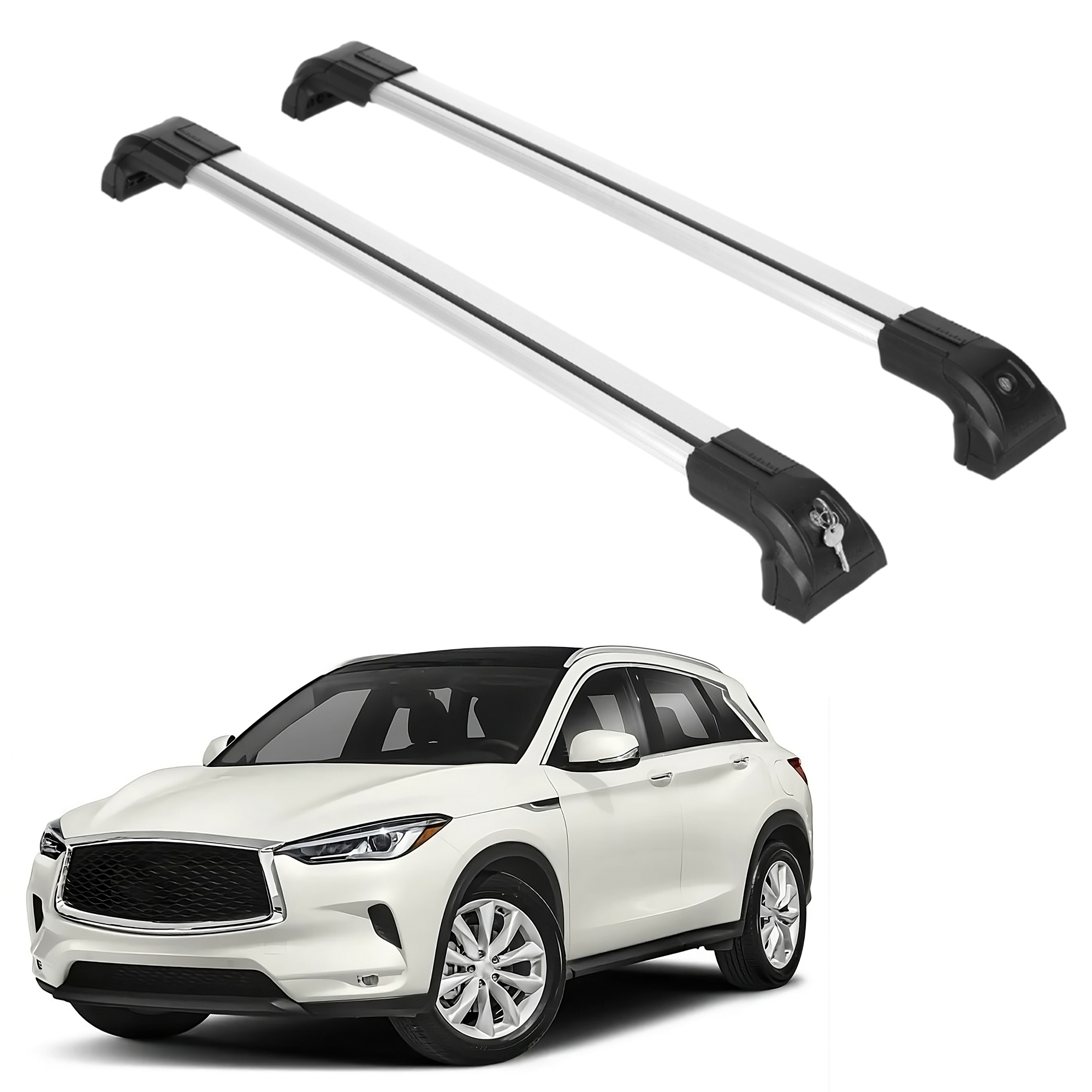 ERKUL Roof Rack Crossbars For INFINITI QX50 2019-2025