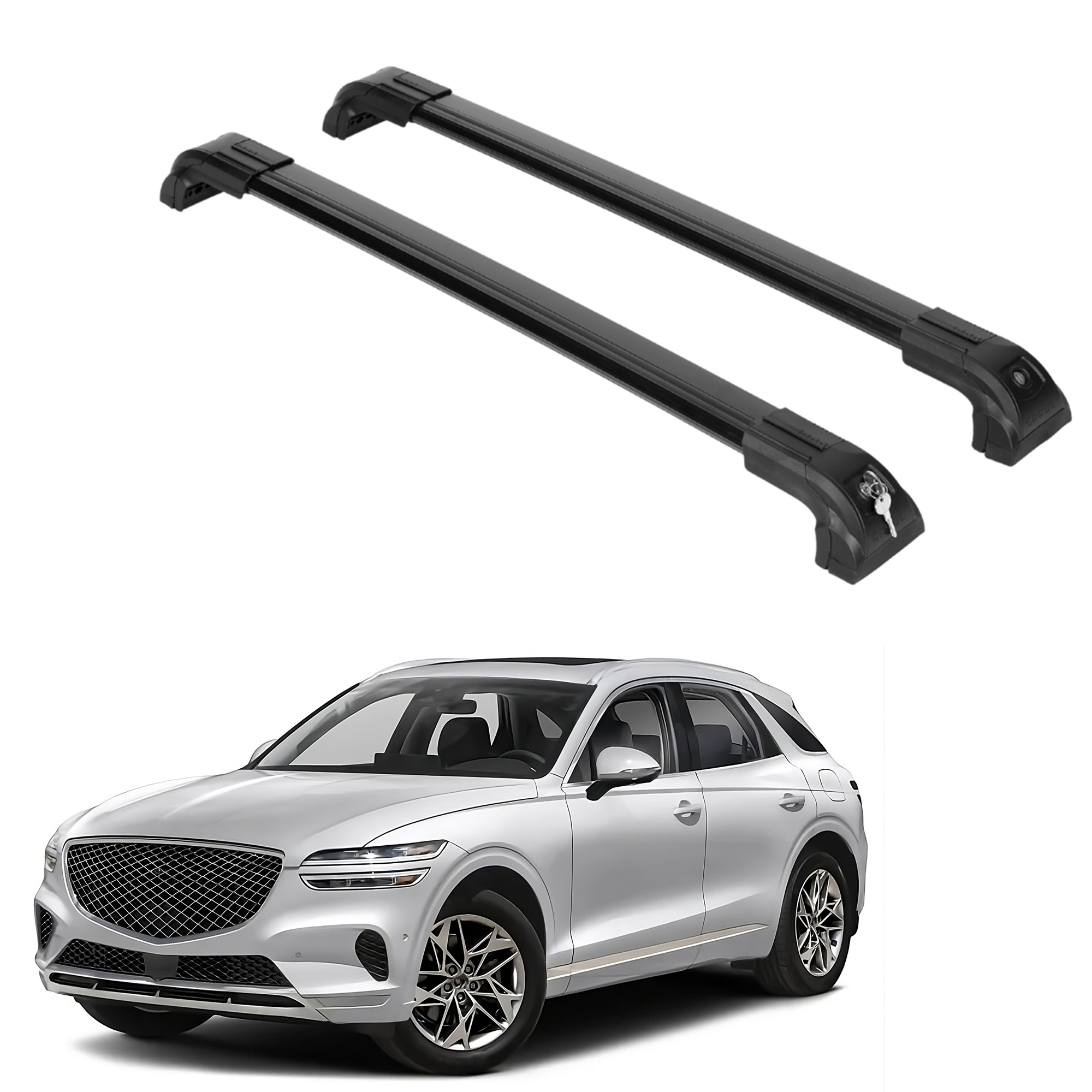 ERKUL Roof Rack Crossbars For GENESIS GV70 2022-2026