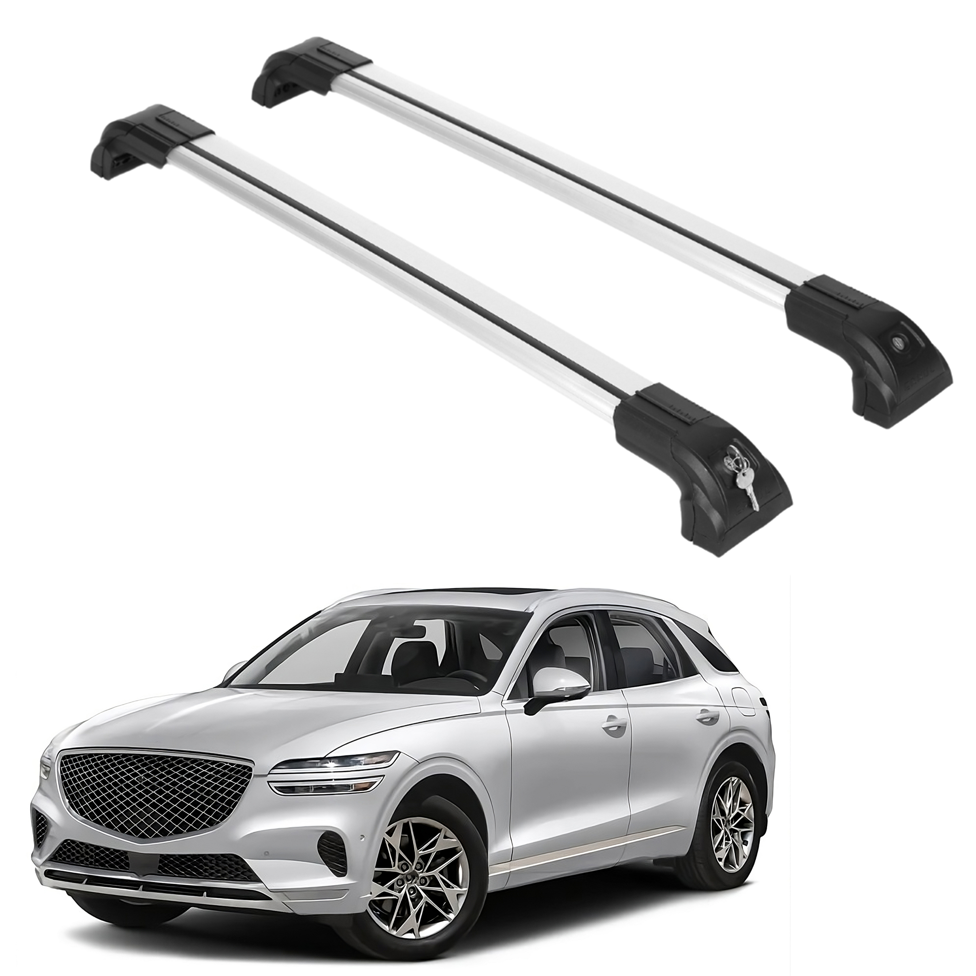 ERKUL Roof Rack Crossbars For GENESIS GV70 2022-2026