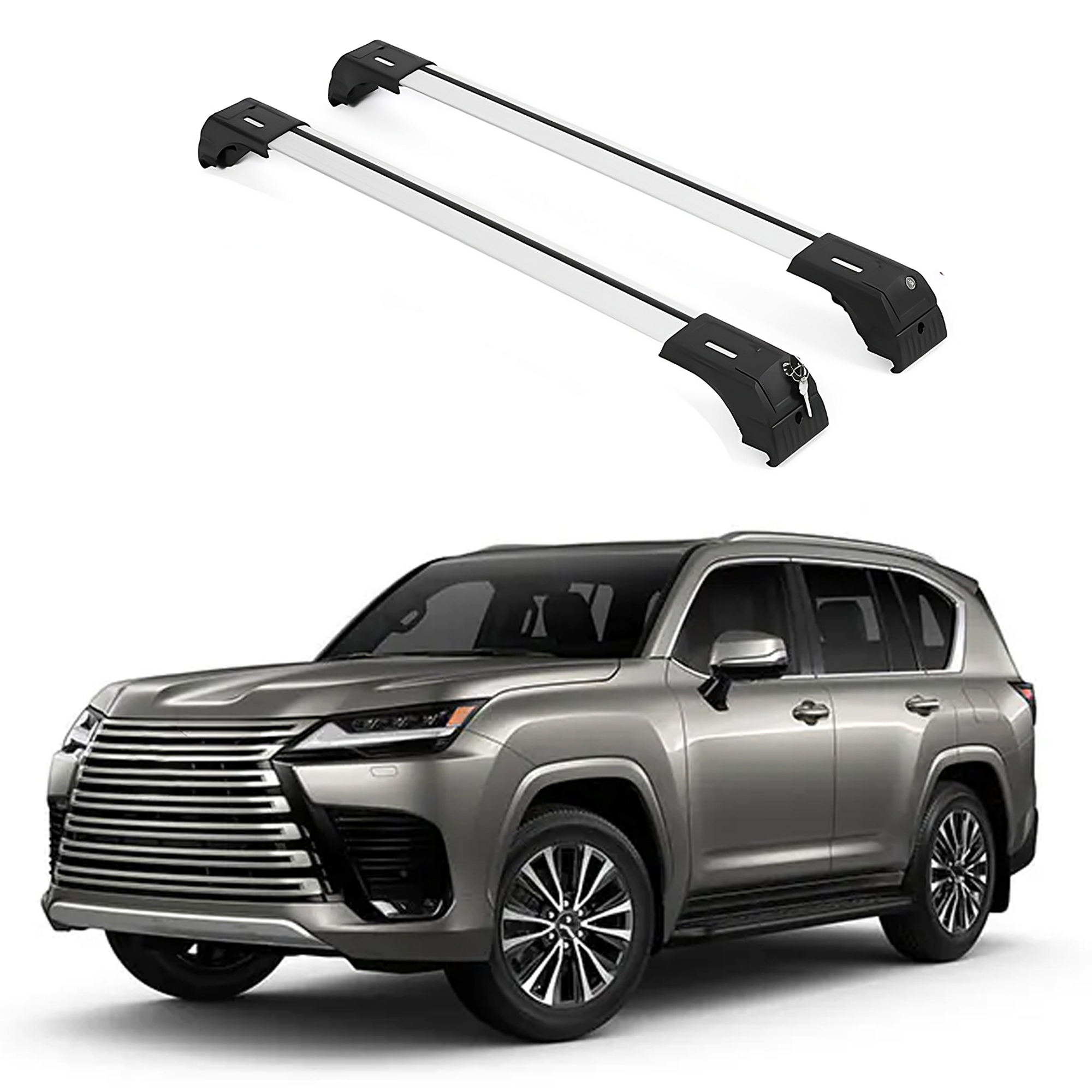 ERKUL Roof Rack Crossbars For LEXUS LX600 2022-2025