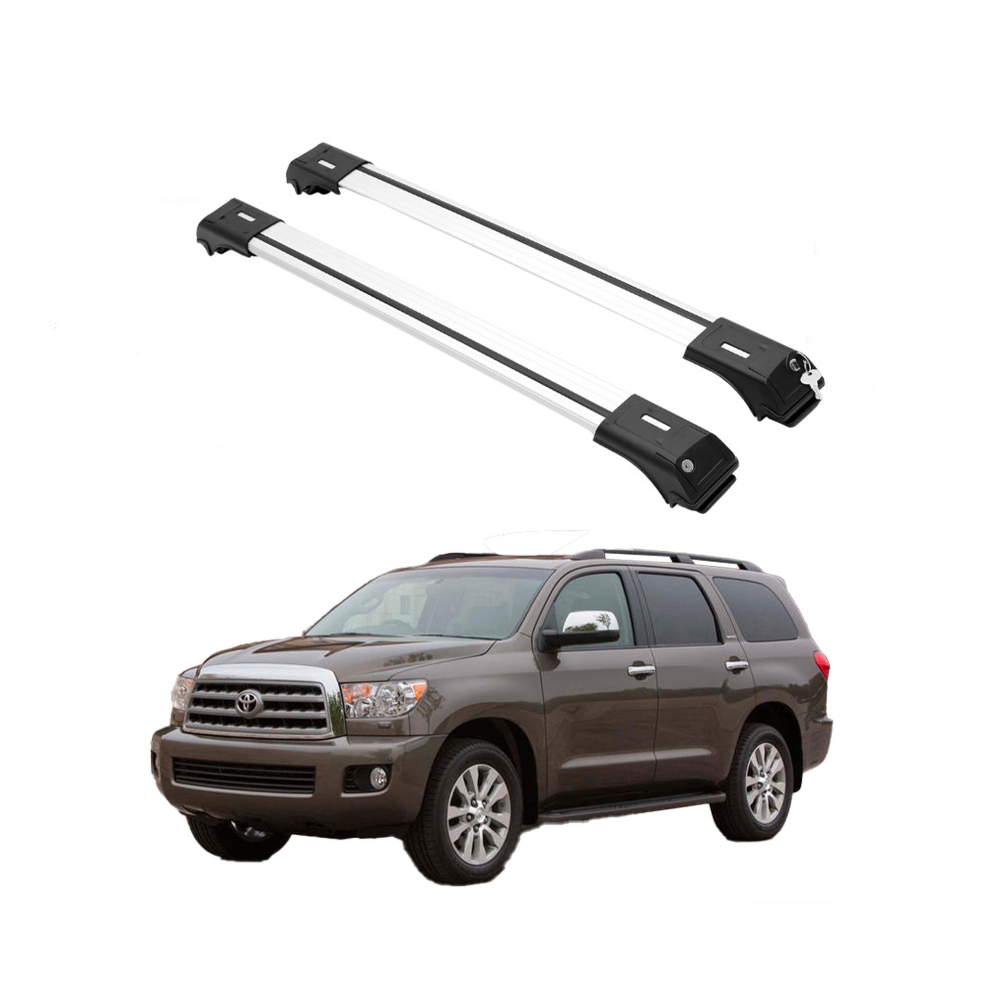 ERKUL Roof Rack Crossbars For TOYOTA SEQUOIA 2008-2022