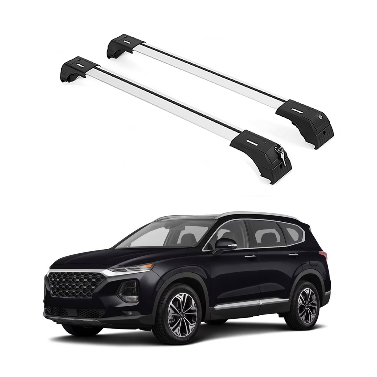 ERKUL Roof Rack Crossbars For HYUNDAI SANTA FE 2019-2023