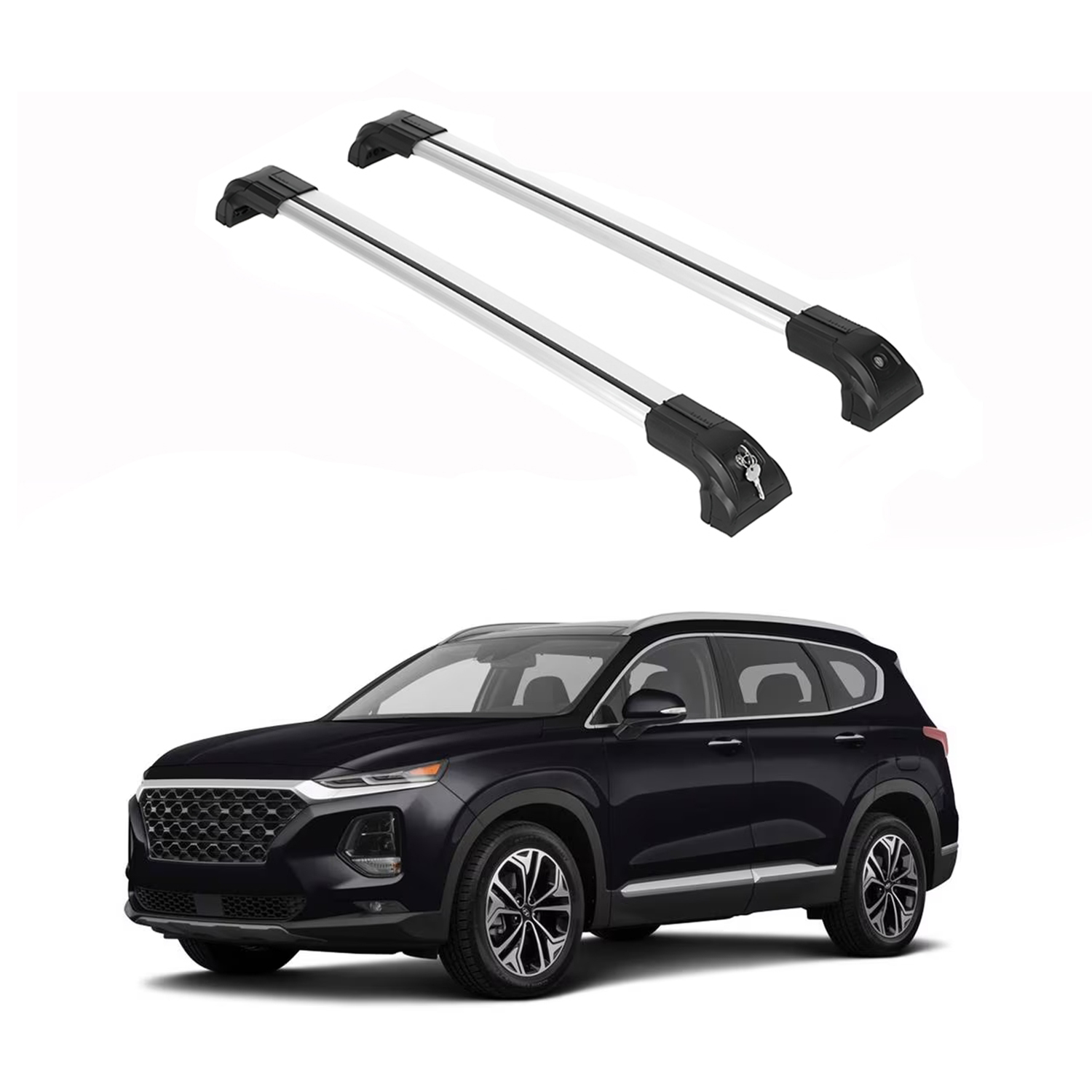 ERKUL Roof Rack Crossbars For HYUNDAI SANTA FE 2019-2023