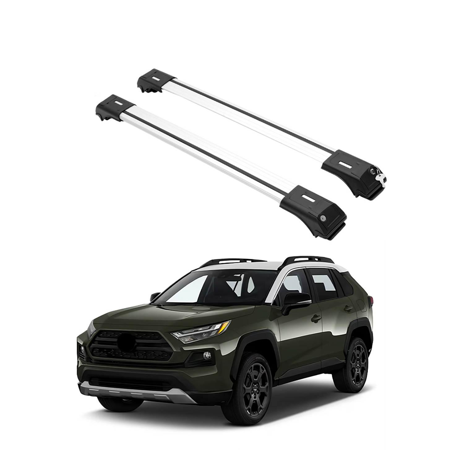 ERKUL Roof Rack Crossbars For TOYOTA RAV4 2019-2025