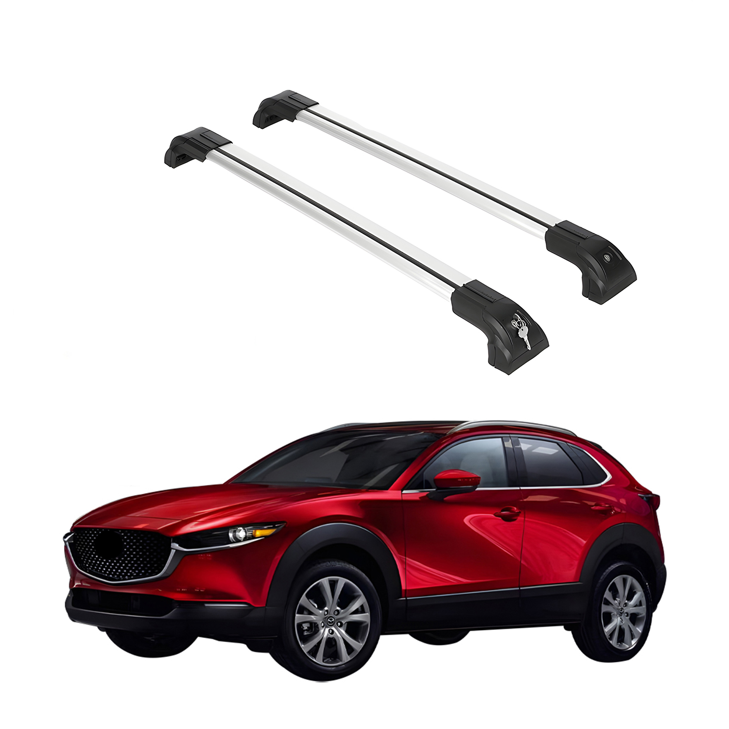 ERKUL Roof Rack Crossbars For MAZDA CX-30 2020-2026