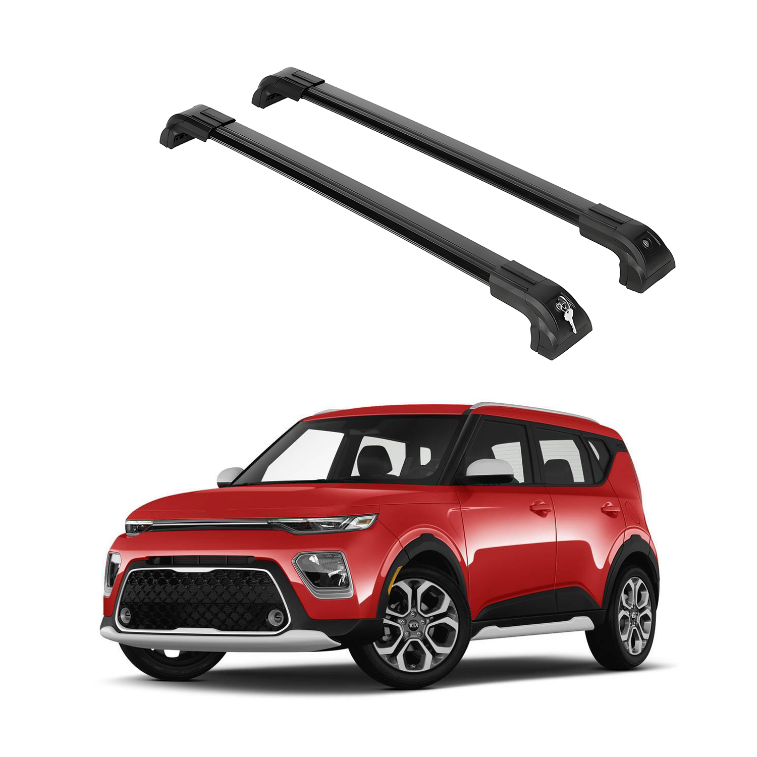 Heavy Duty Roof Rack Crossbars for Kia Soul 2014-2019