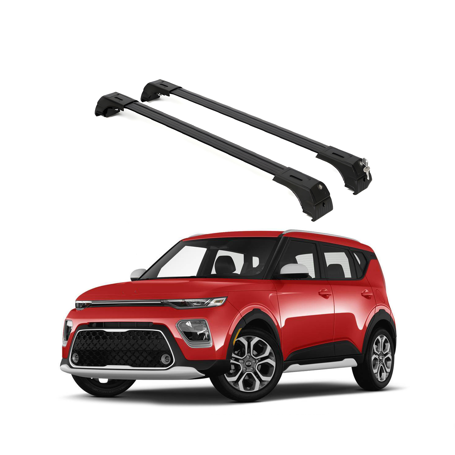 Heavy Duty Roof Rack Crossbars for Kia Soul 2014-2019