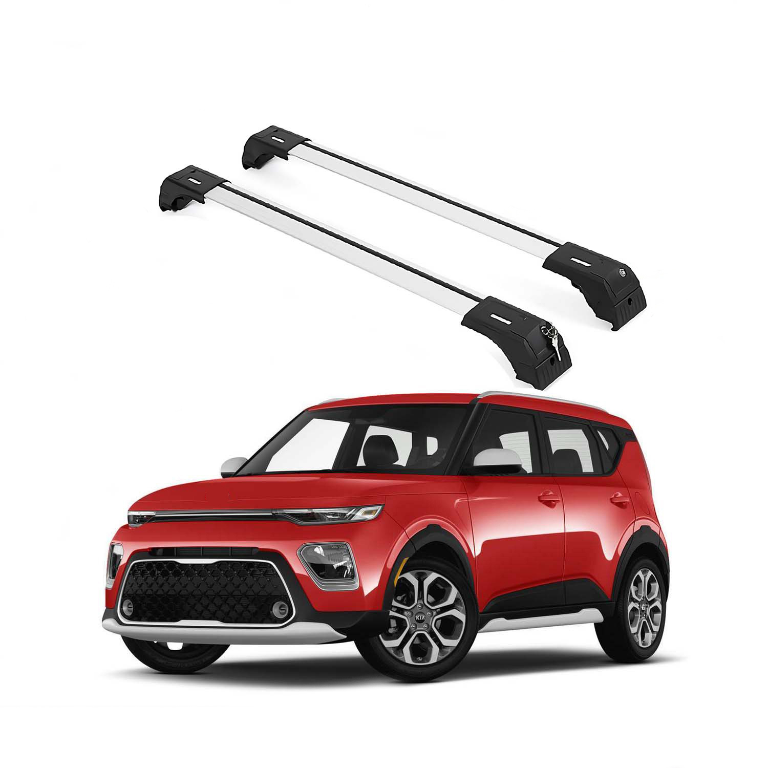 Heavy Duty Roof Rack Crossbars for Kia Soul 2014-2019