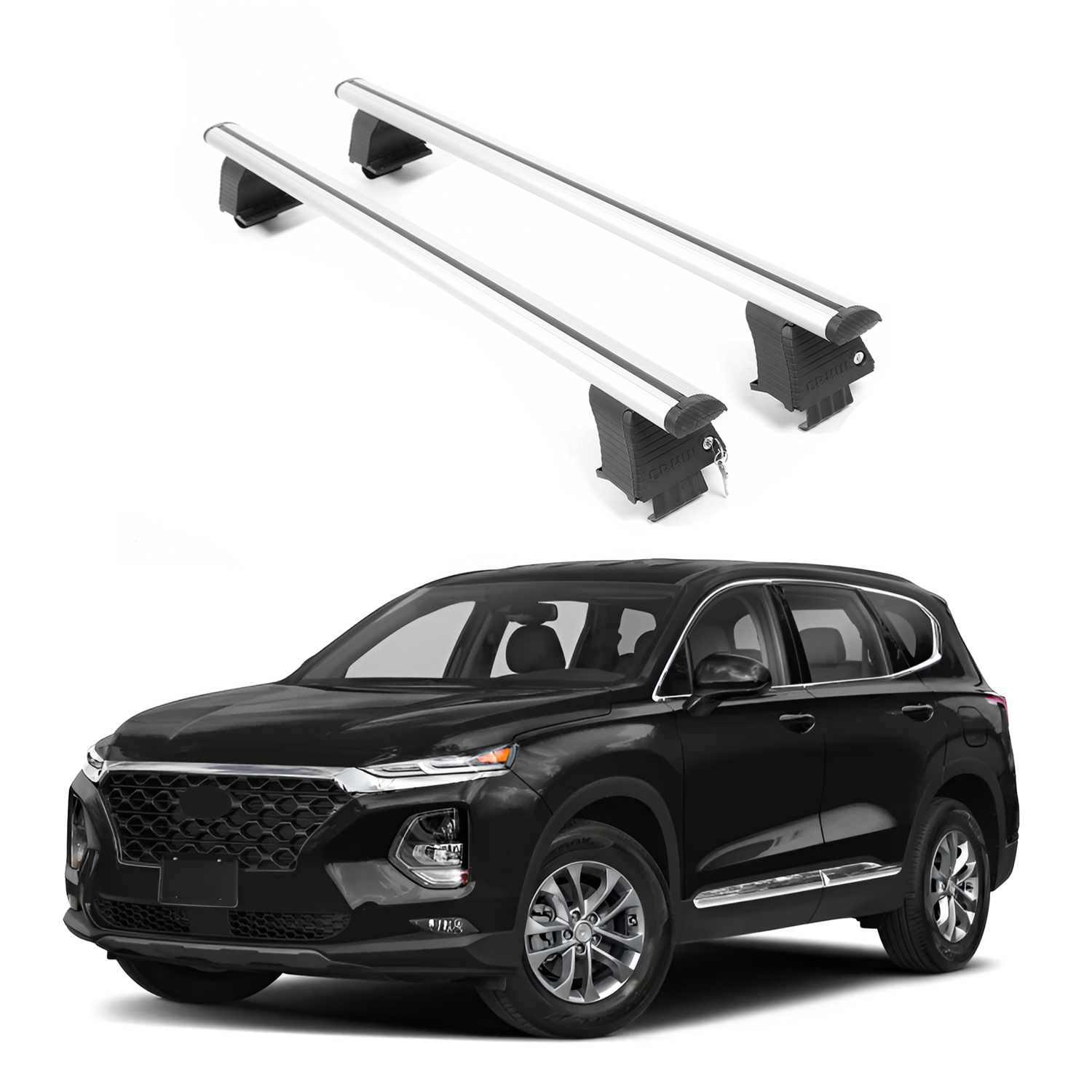 ERKUL Roof Rack Crossbars For HYUNDAI SANTA FE 2019-2023