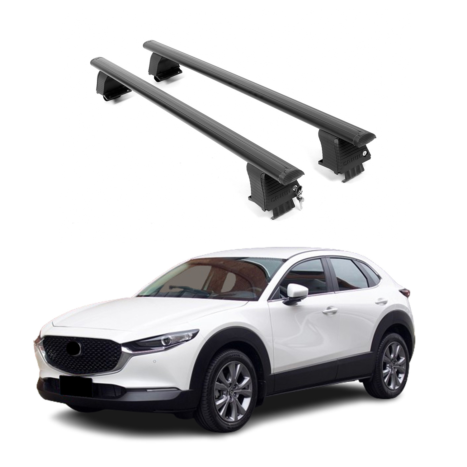ERKUL Roof Rack Crossbars For MAZDA CX-30 2020-2026