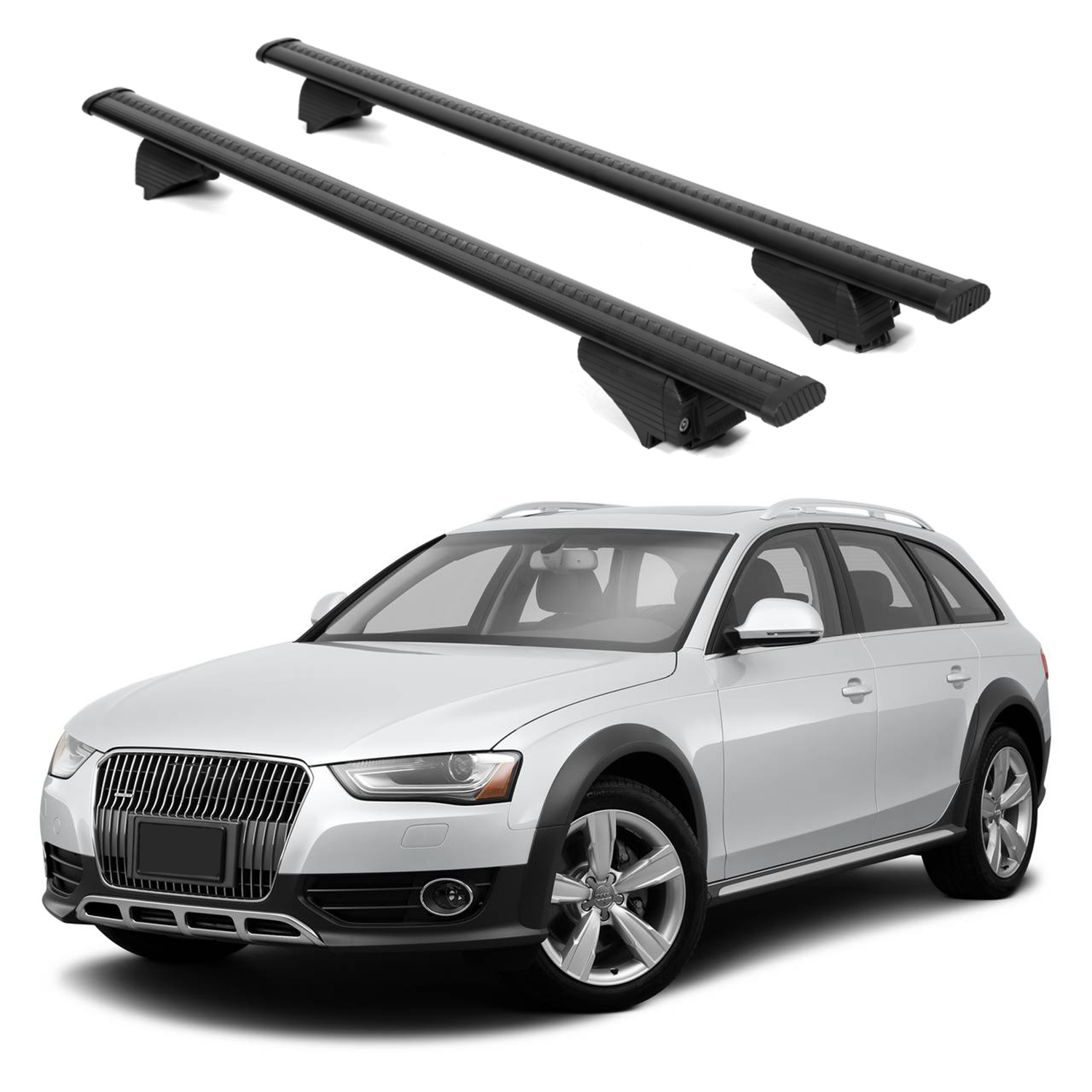 ERKUL Roof Rack Crossbars For AUDI A4 ALLROAD 2008-2015