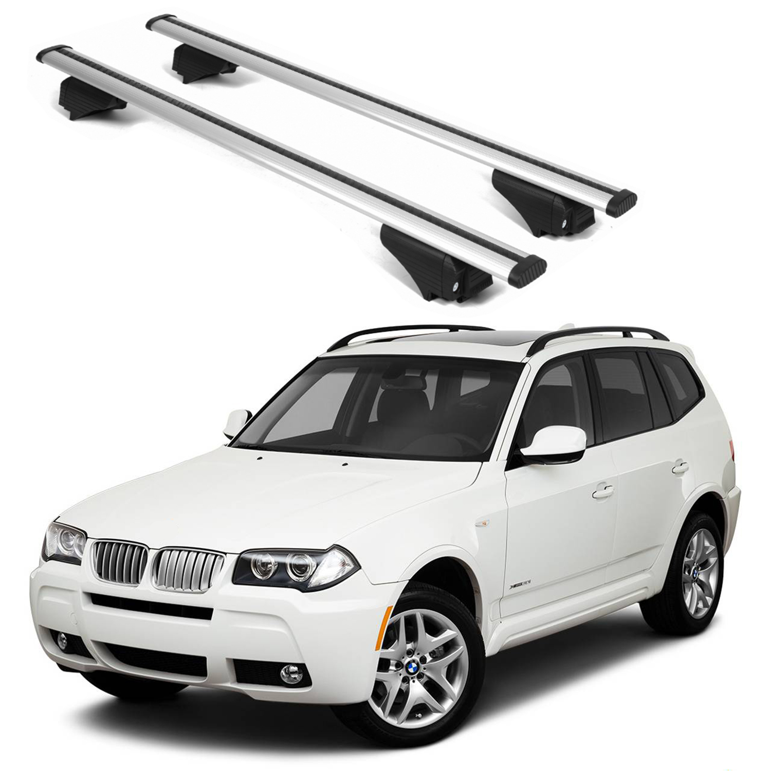 ERKUL Roof Rack Crossbars For BMW X3 2004-2010
