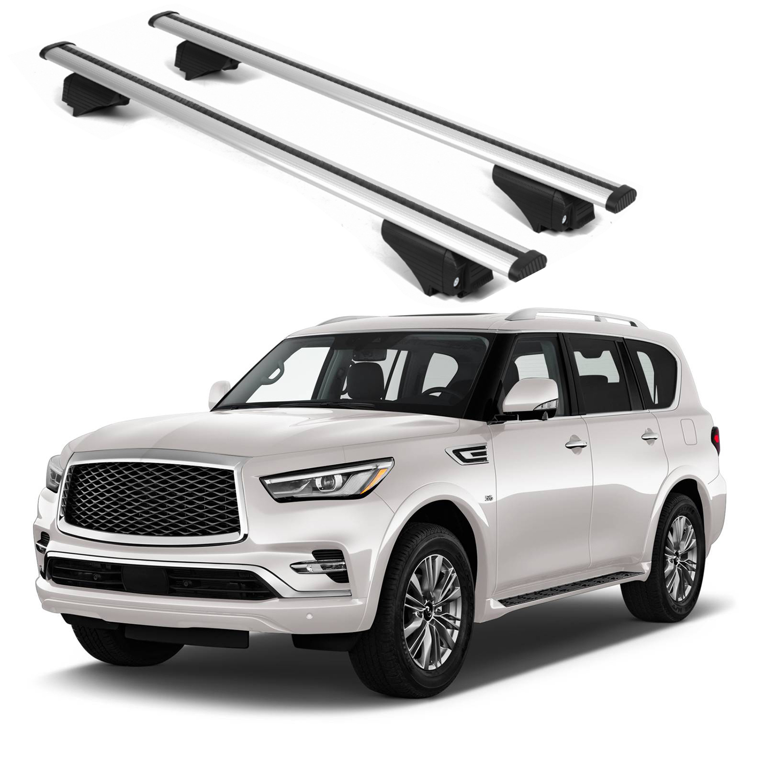 ERKUL Roof Rack Crossbars For INFINITI QX80 2018-2024