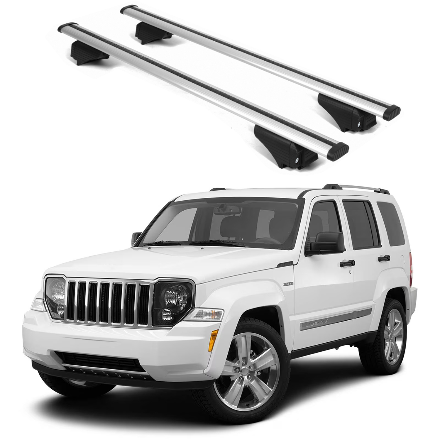 ERKUL Roof Rack Crossbars For JEEP LIBERTY 2008-2012