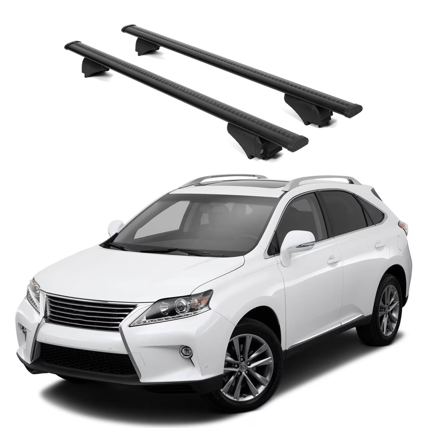 ERKUL Roof Rack Crossbars For LEXUS RX350/RX350L/RX450H/RX450HL 2010-2015