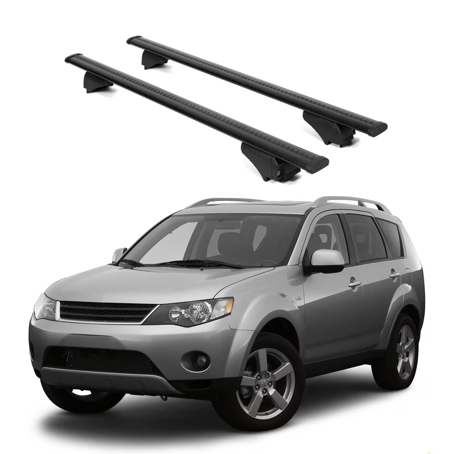 ERKUL Roof Rack Crossbars For MITSUBISHI OUTLANDER 2007-2013