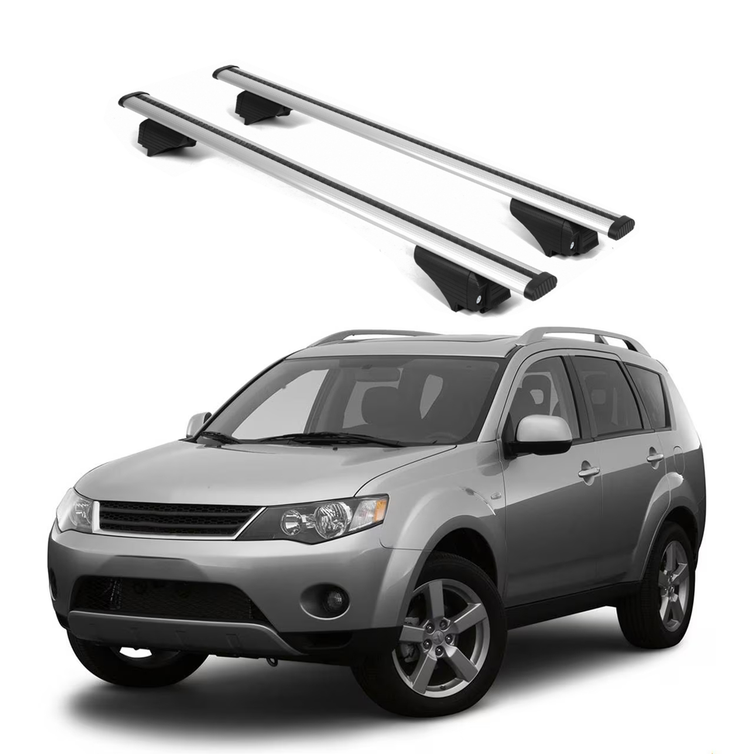 ERKUL Roof Rack Crossbars For MITSUBISHI OUTLANDER 2007-2013