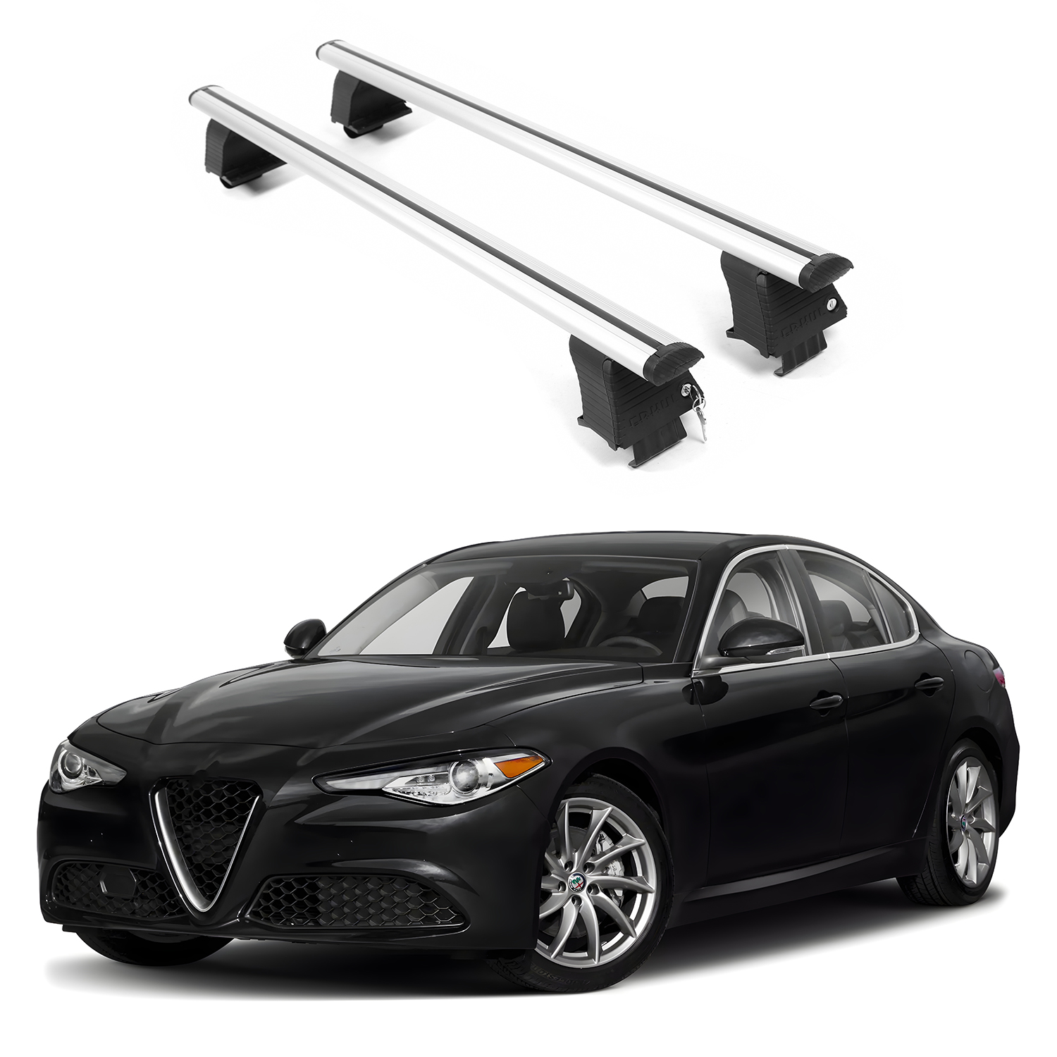 ERKUL Roof Rack Crossbars For ALFA ROMEO GIULIA 2017-2026