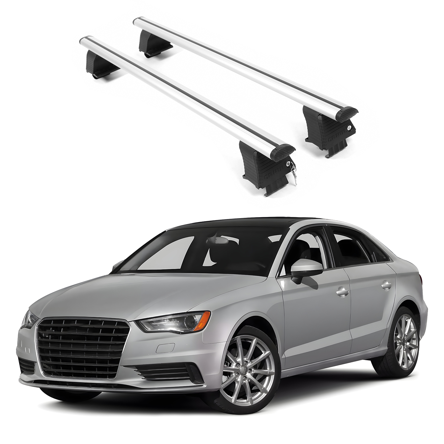 ERKUL Roof Rack Crossbars For AUDI A3 2014-2021