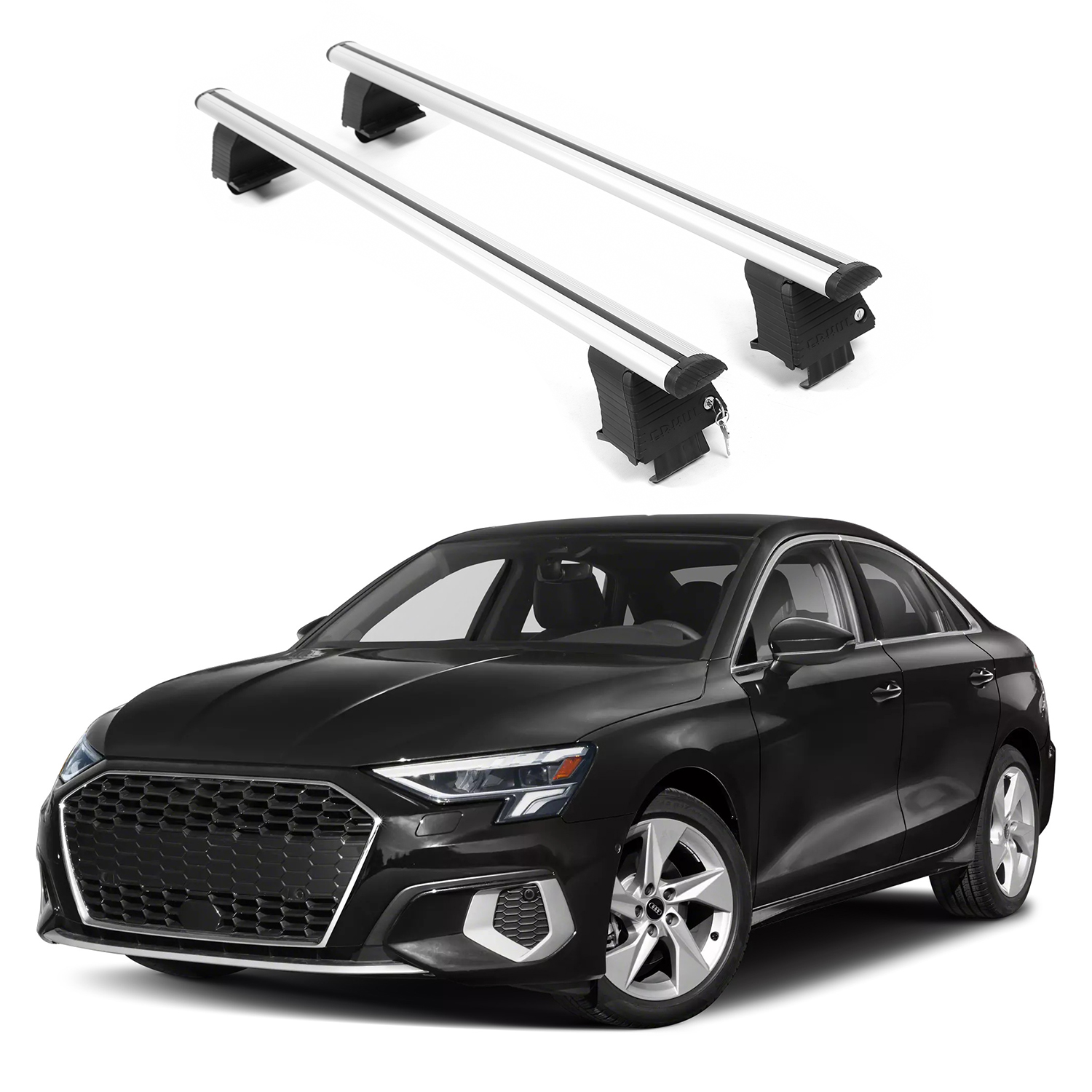 ERKUL Roof Rack Crossbars For AUDI A3 2022-2026