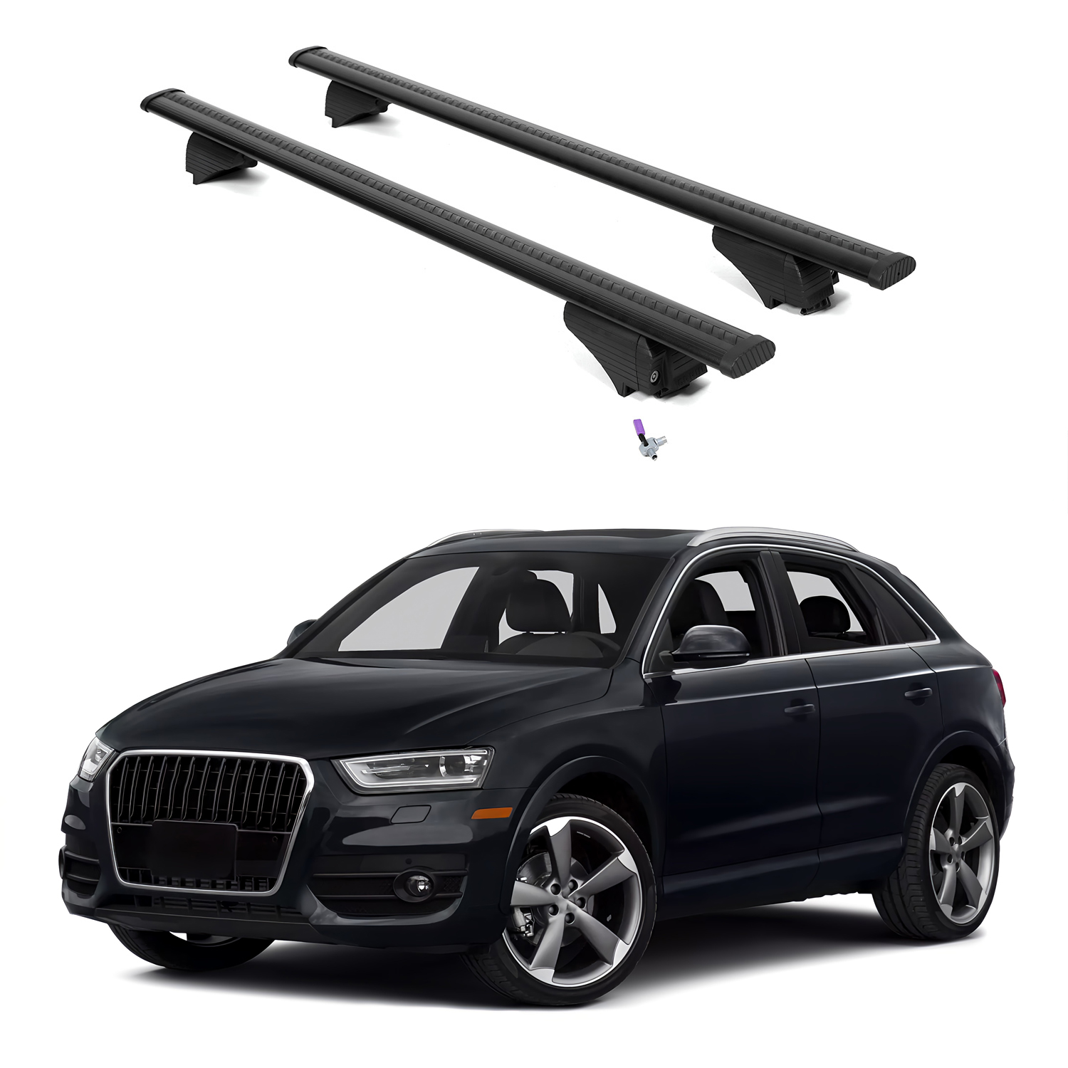 ERKUL Roof Rack Crossbars For AUDI Q3 2015-2018