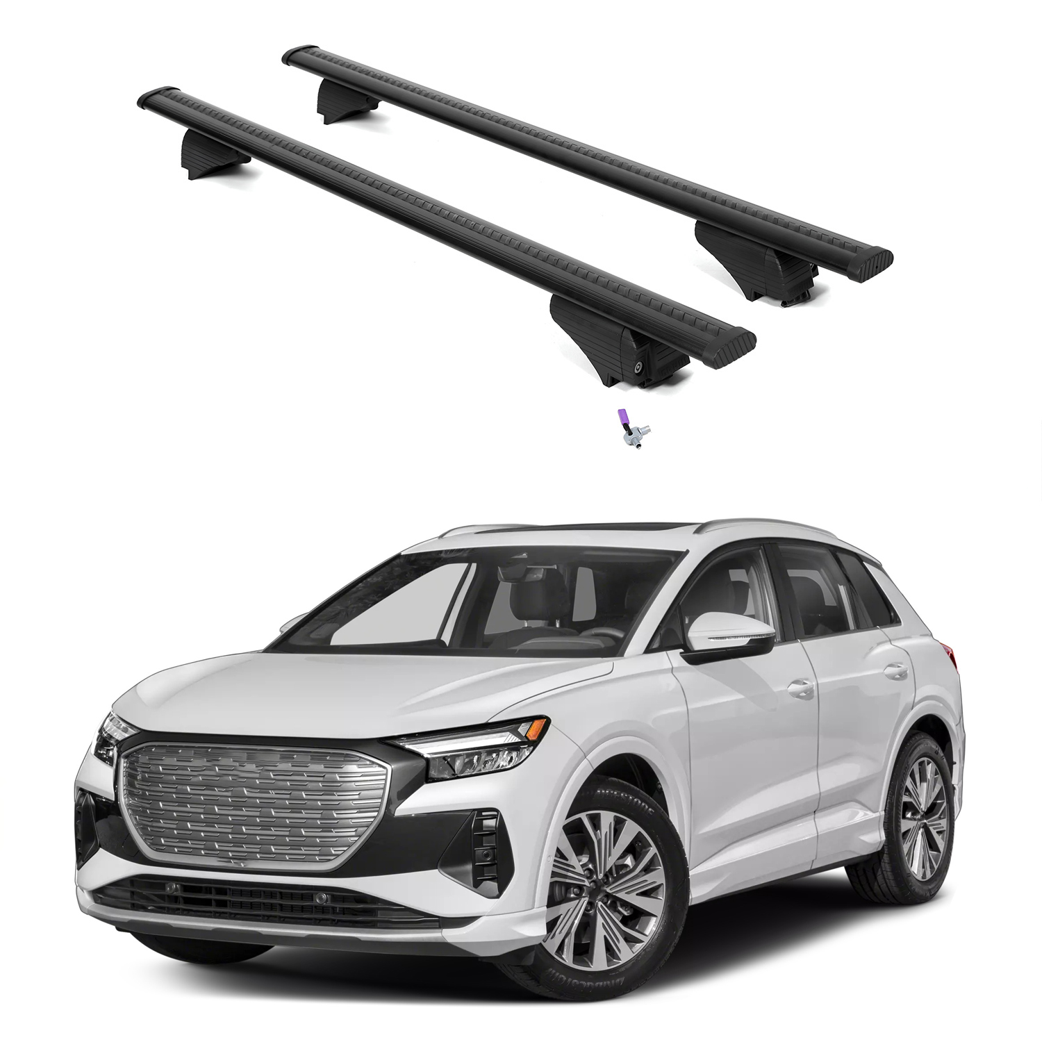 ERKUL Roof Rack Crossbars For AUDI Q4 E-TRON 2022-2026
