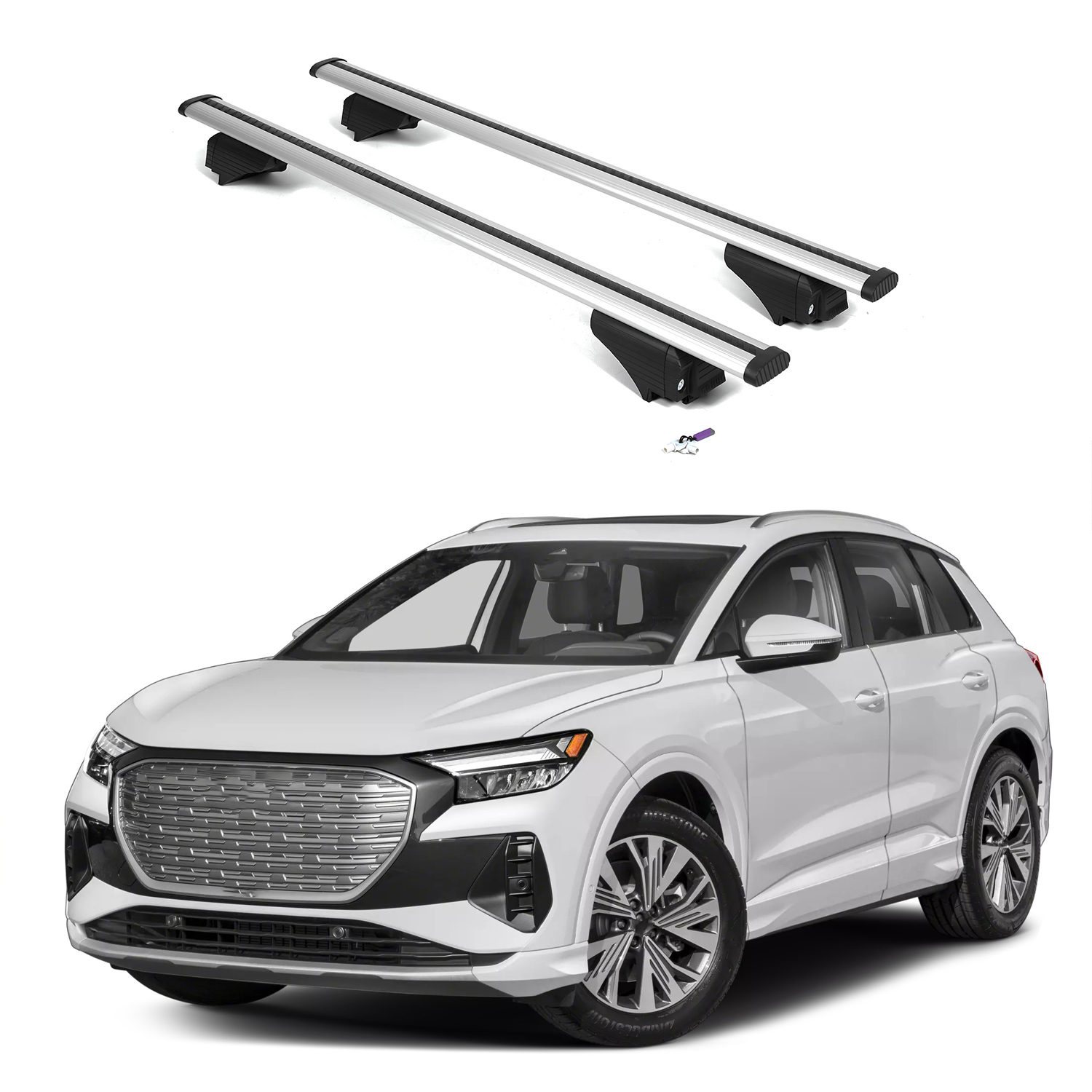ERKUL Roof Rack Crossbars For AUDI Q4 E-TRON 2022-2026