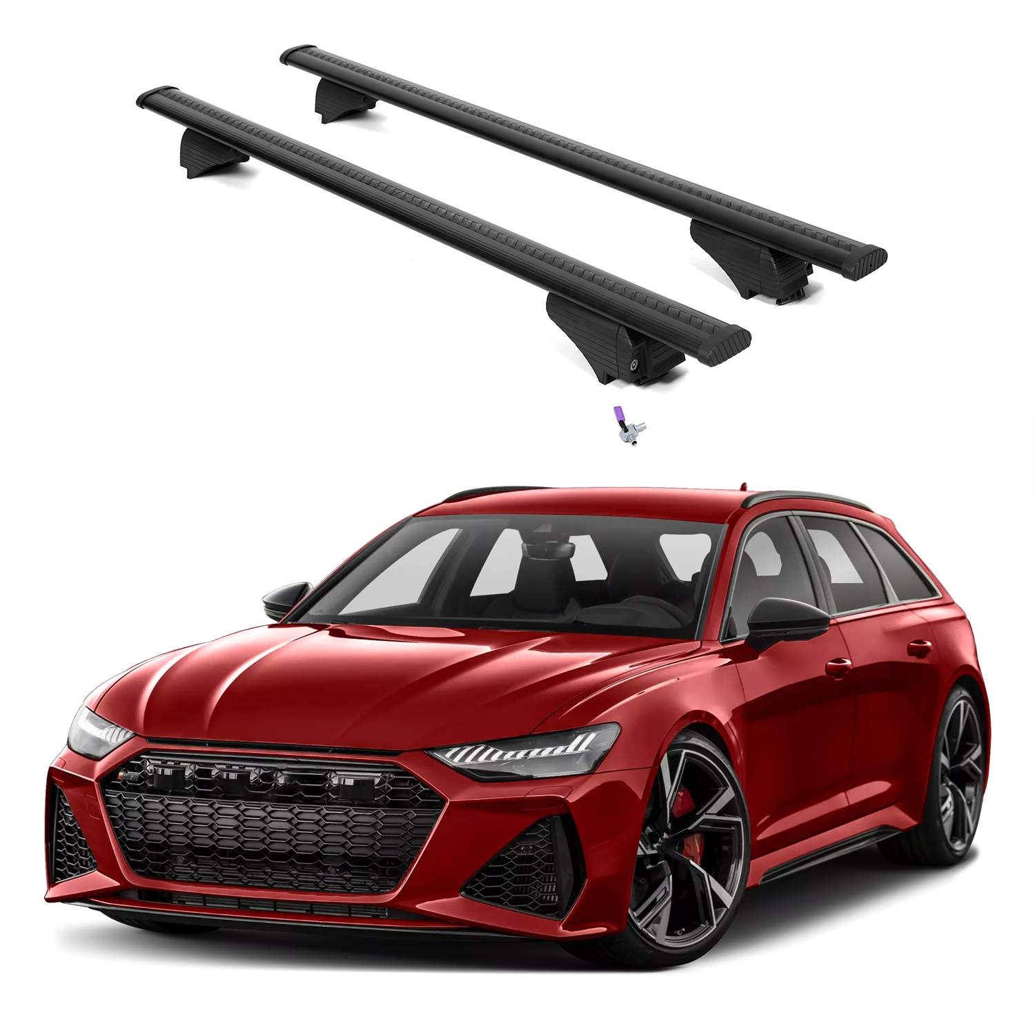ERKUL Roof Rack Crossbars For AUDI RS6 AVANT 2021-2026