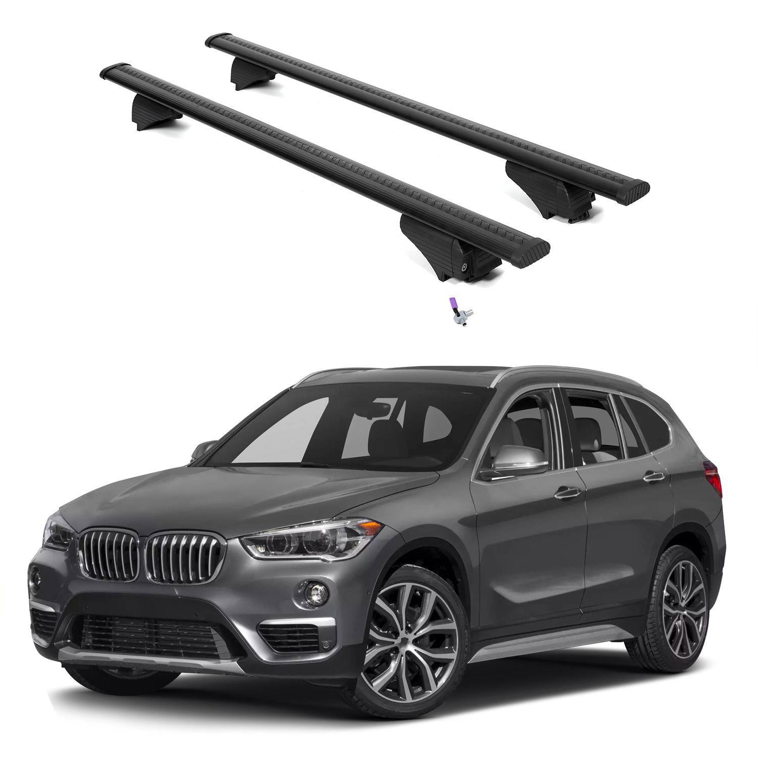 ERKUL Roof Rack Crossbars For BMW X1 2016-2022