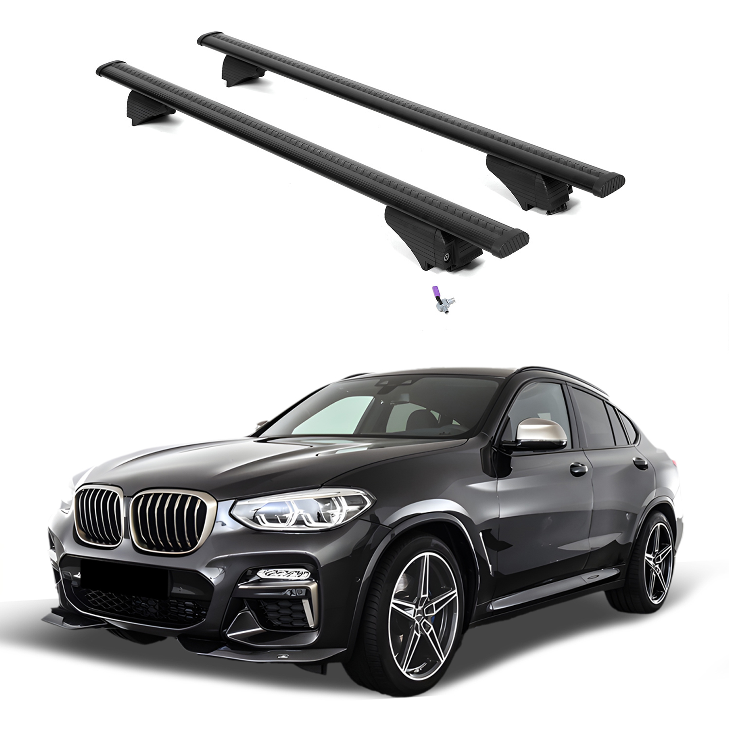 ERKUL Roof Rack Crossbars For BMW X4 2019-2025