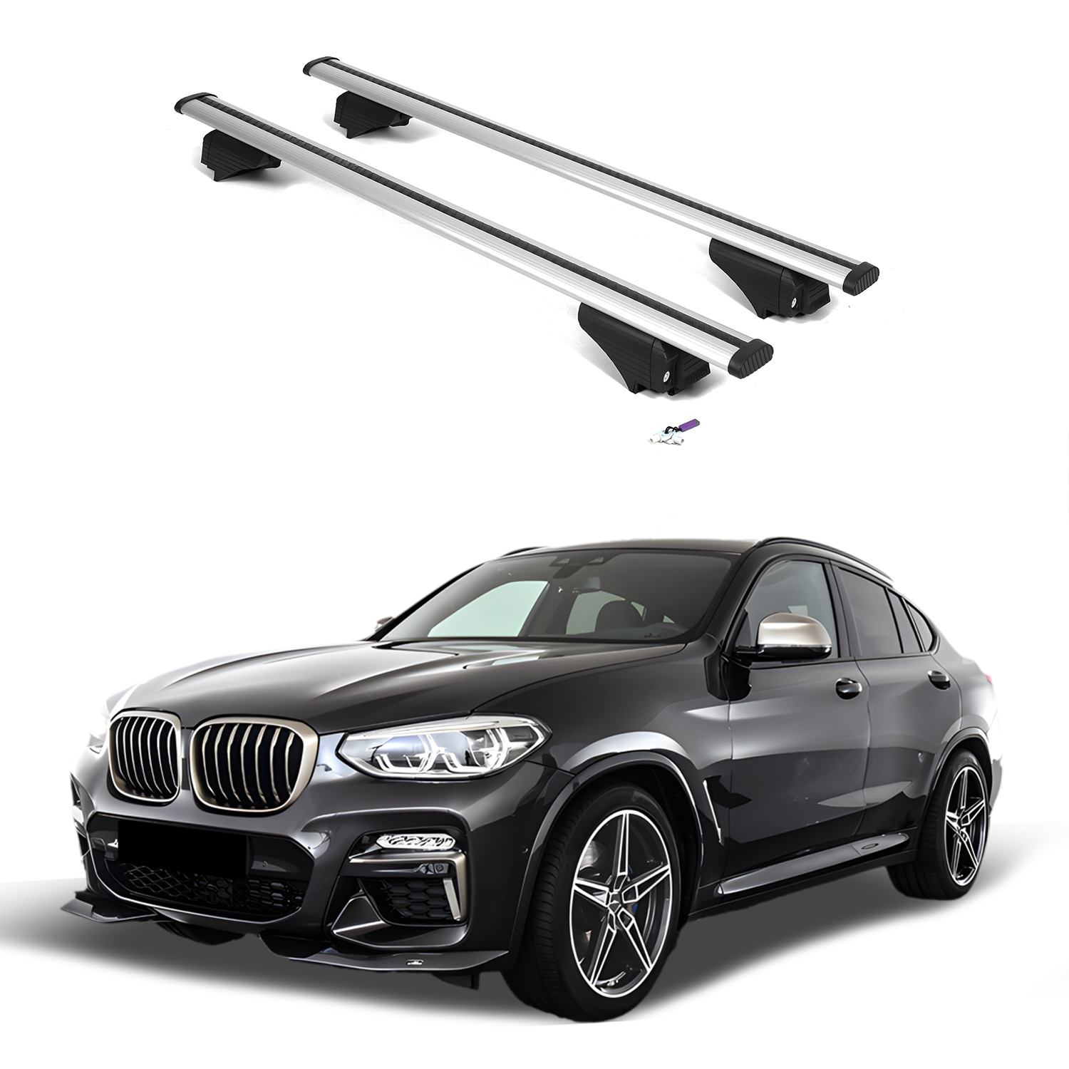ERKUL Roof Rack Crossbars For BMW X4 2019-2025