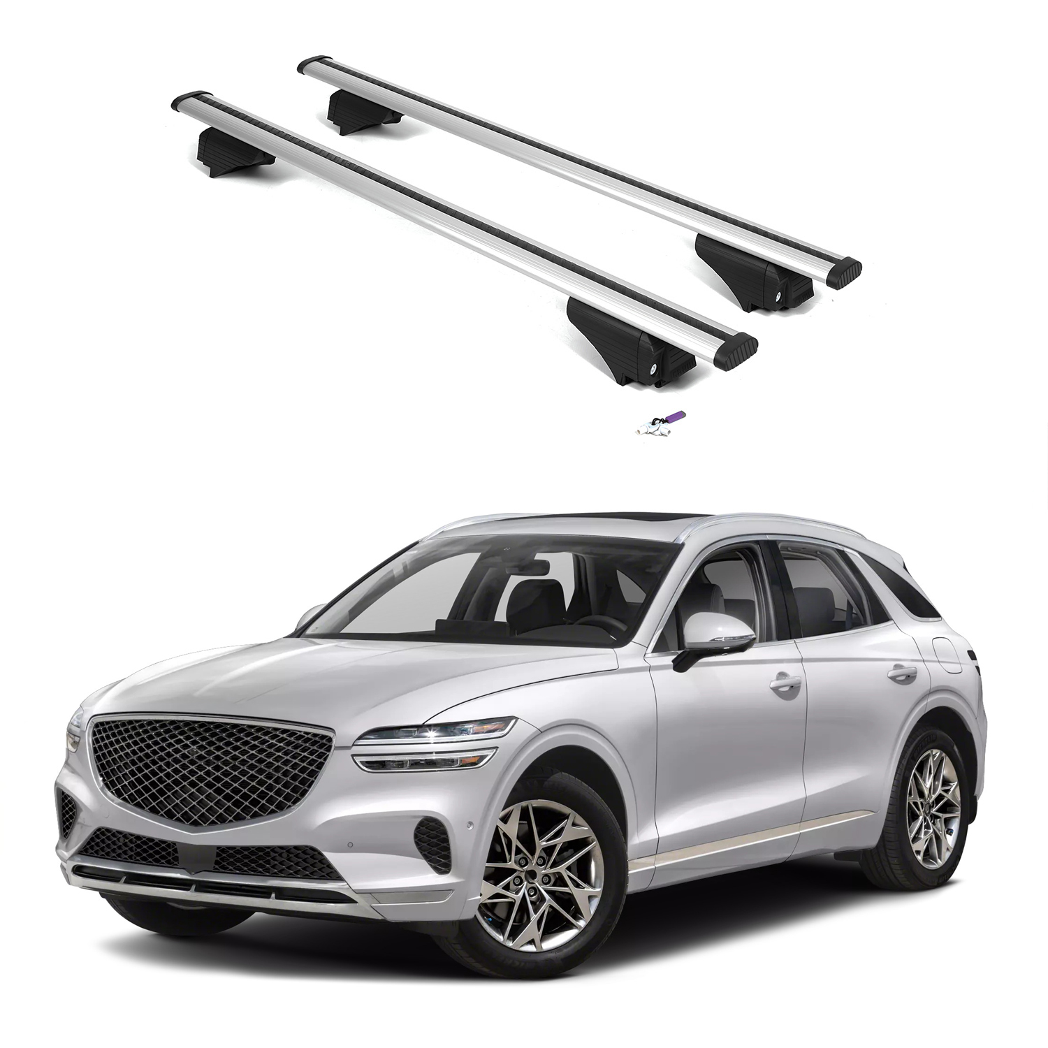 ERKUL Roof Rack Crossbars For GENESIS GV70 2022-2026