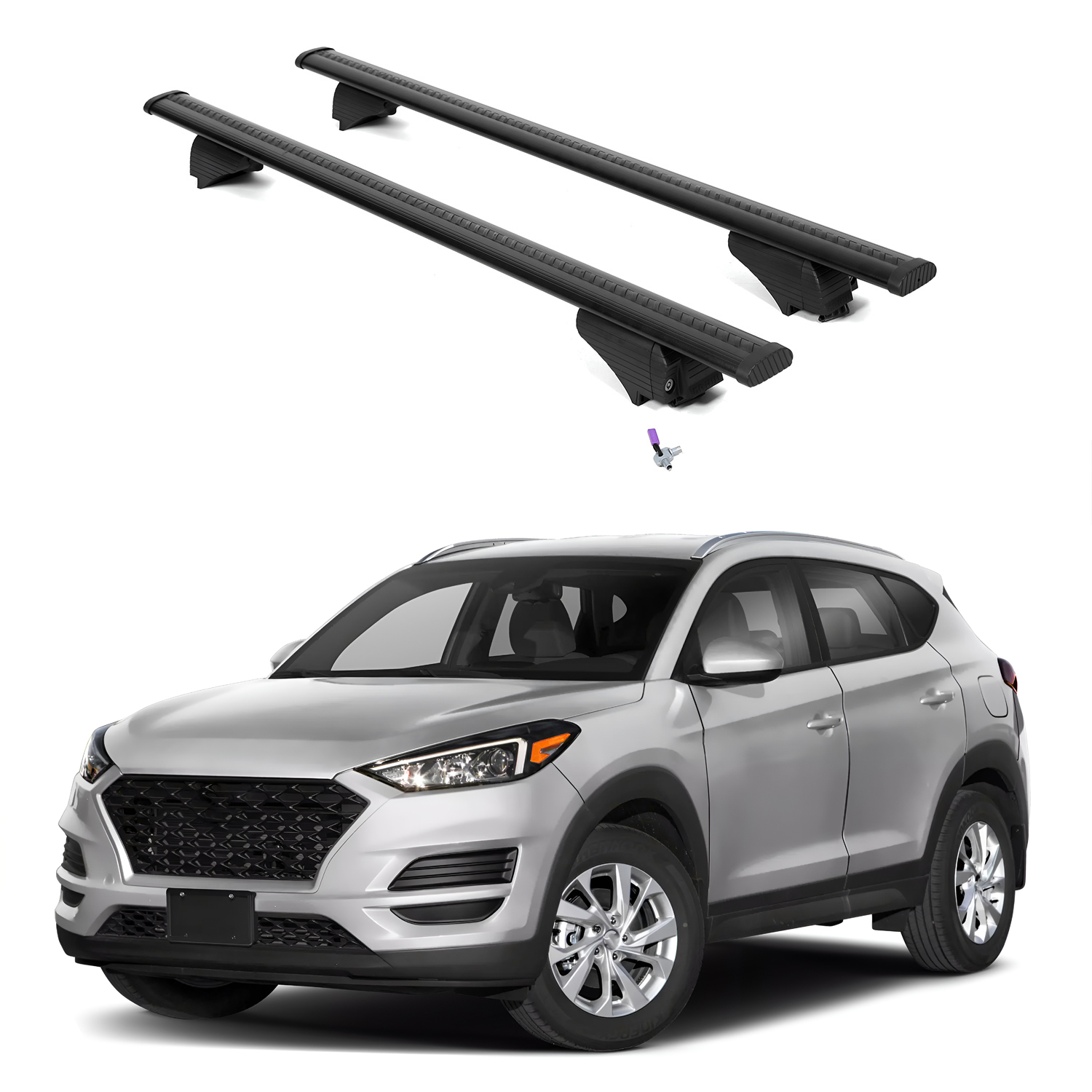 ERKUL Roof Rack Crossbars For HYUNDAI TUCSON 2016-2021