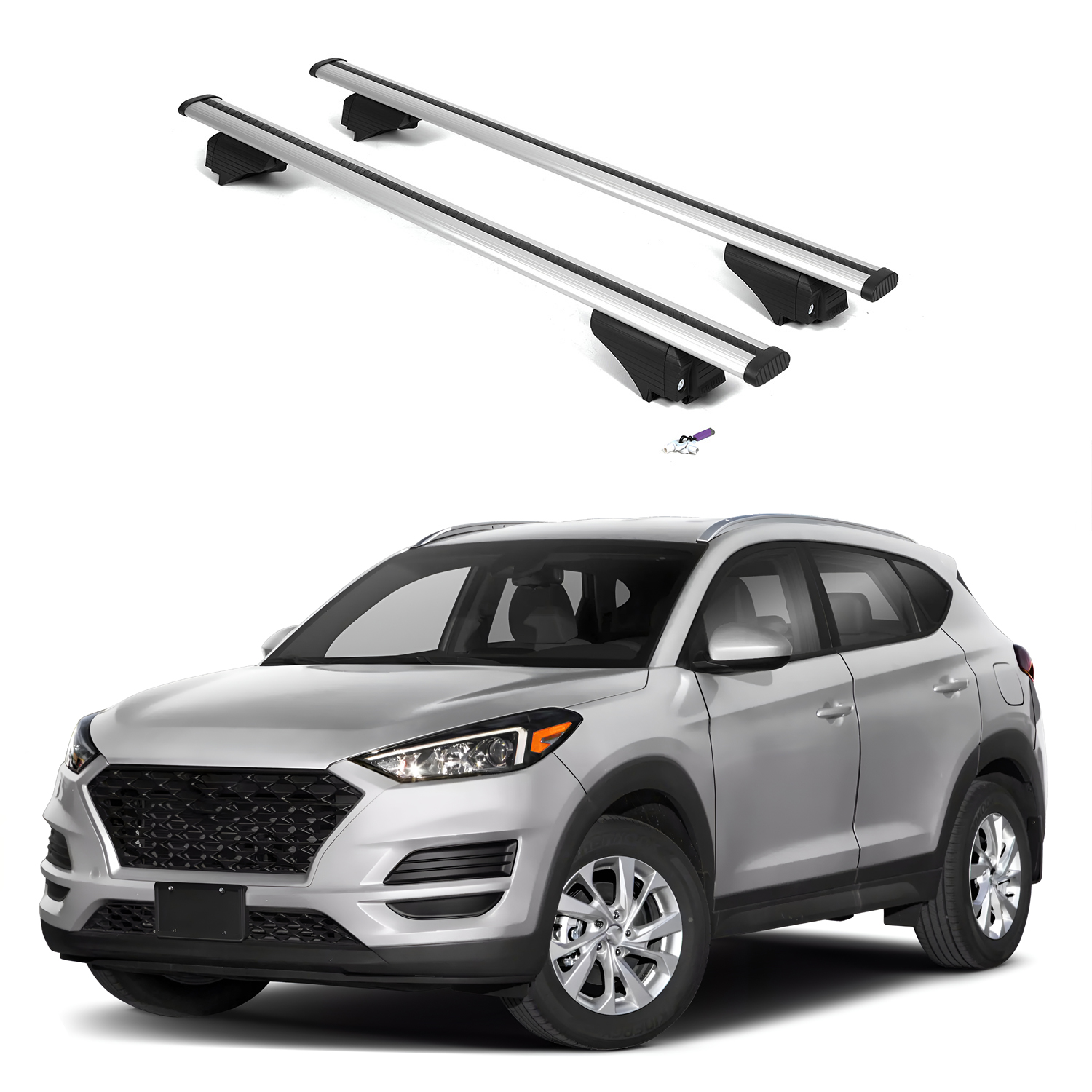 ERKUL Roof Rack Crossbars For HYUNDAI TUCSON 2016-2021