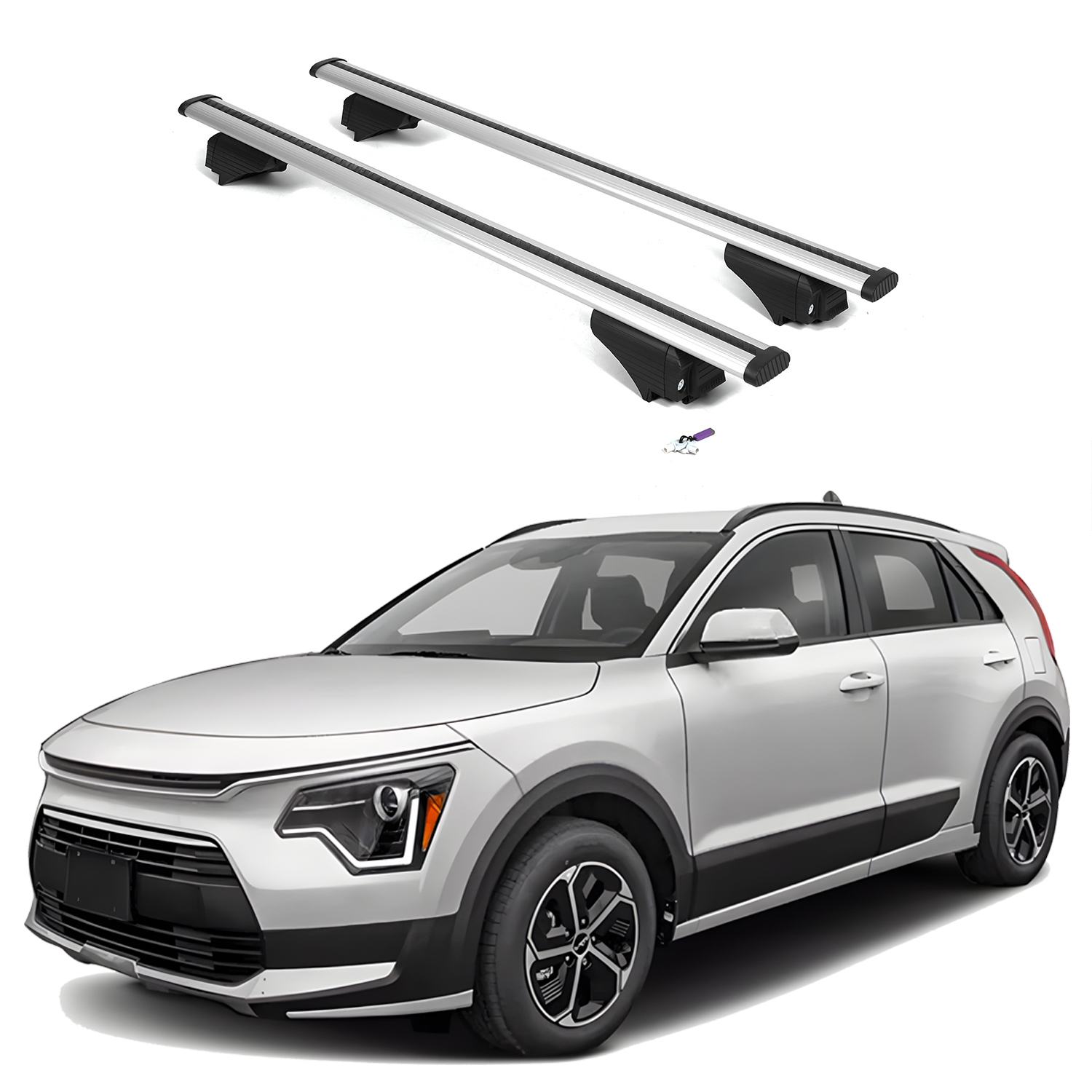 ERKUL Roof Rack Crossbars For KIA NIRO 2023-2026