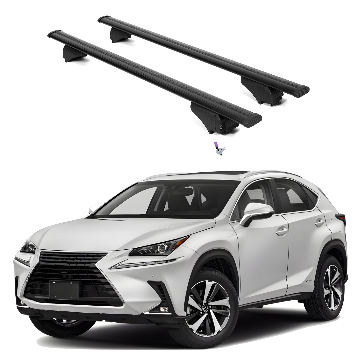 ERKUL Roof Rack Crossbars For LEXUS NX200T/NX300/NX300H 2015-2021