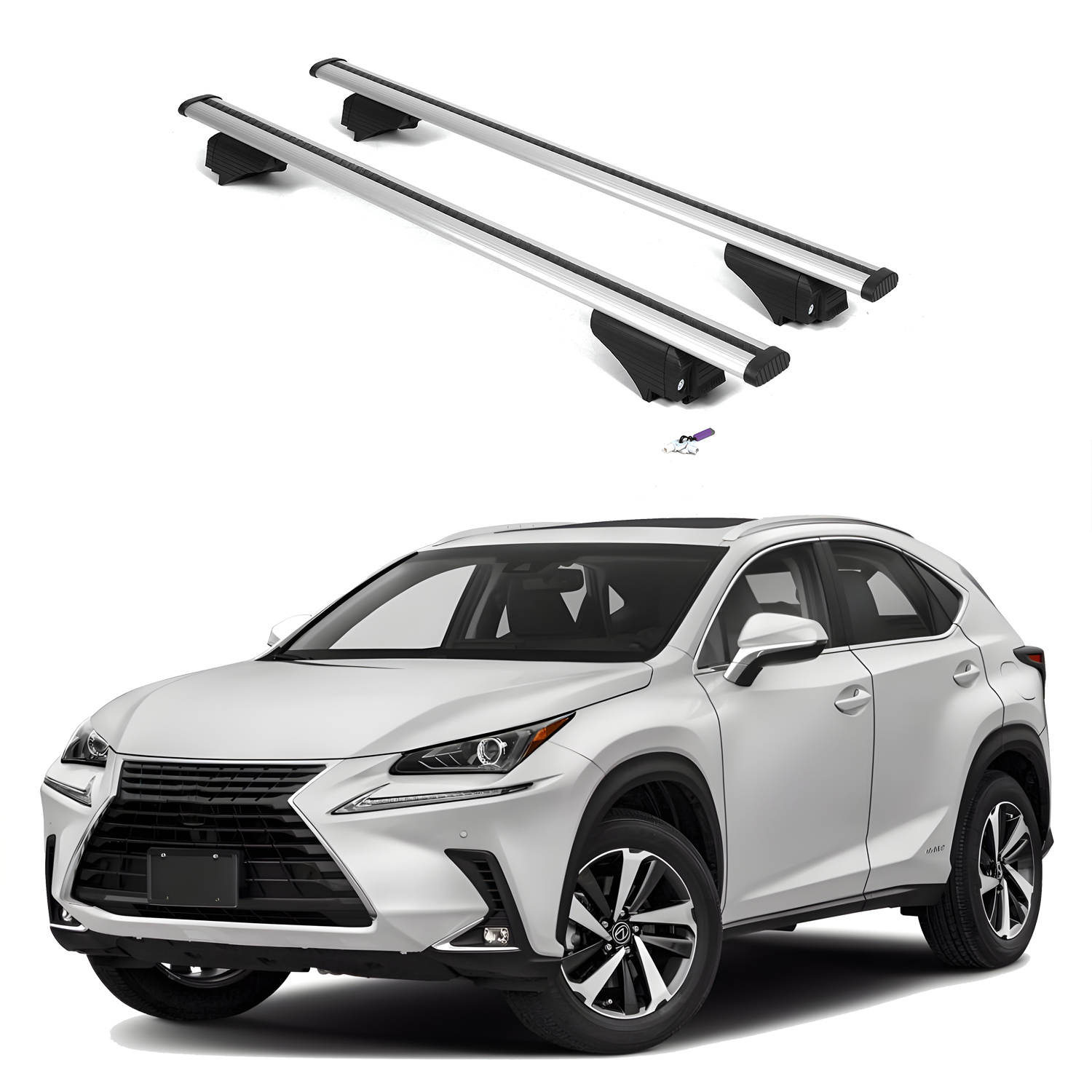 ERKUL Roof Rack Crossbars For LEXUS NX200T/NX300/NX300H 2015-2021