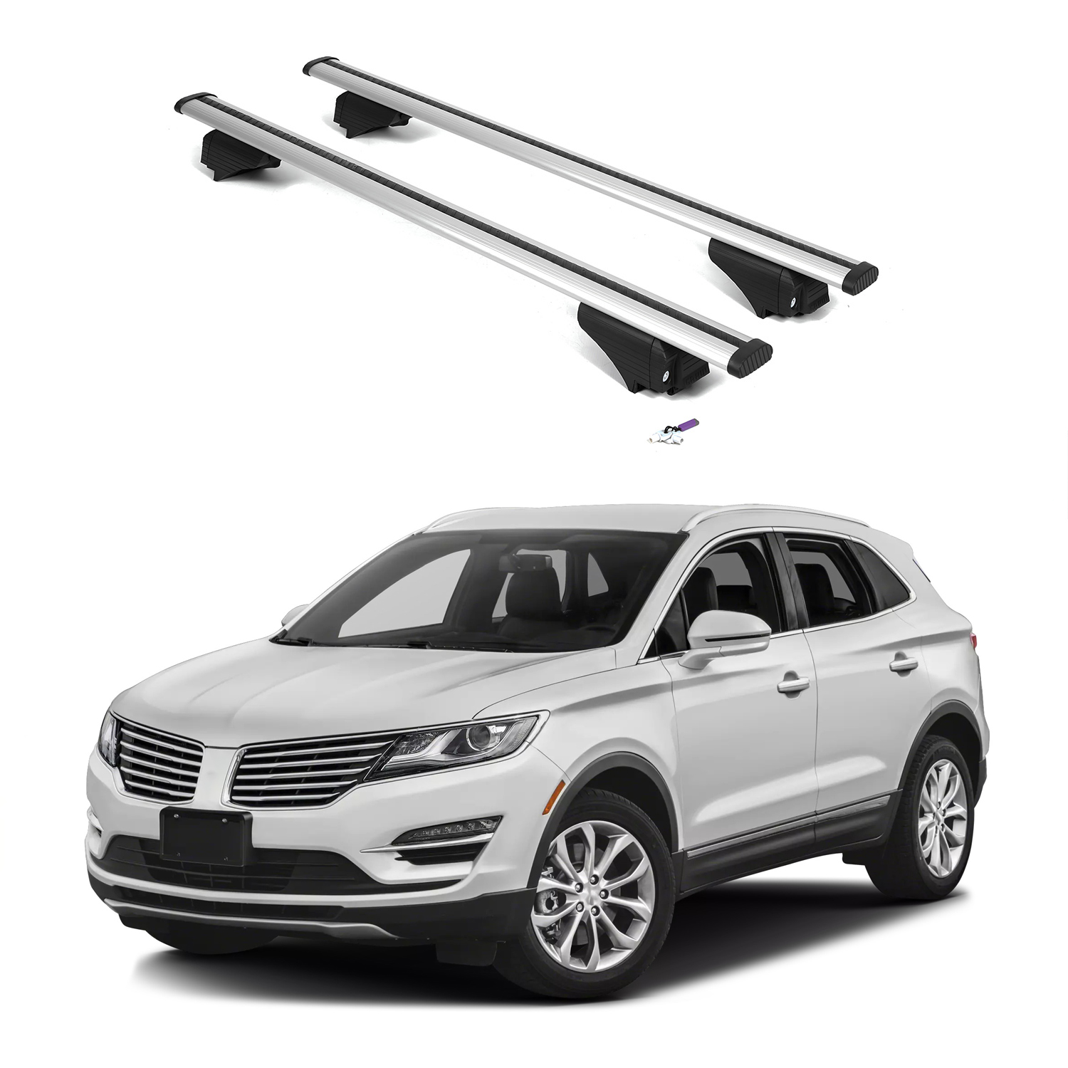 ERKUL Roof Rack Crossbars For LINCOLN MKC 2015-2019