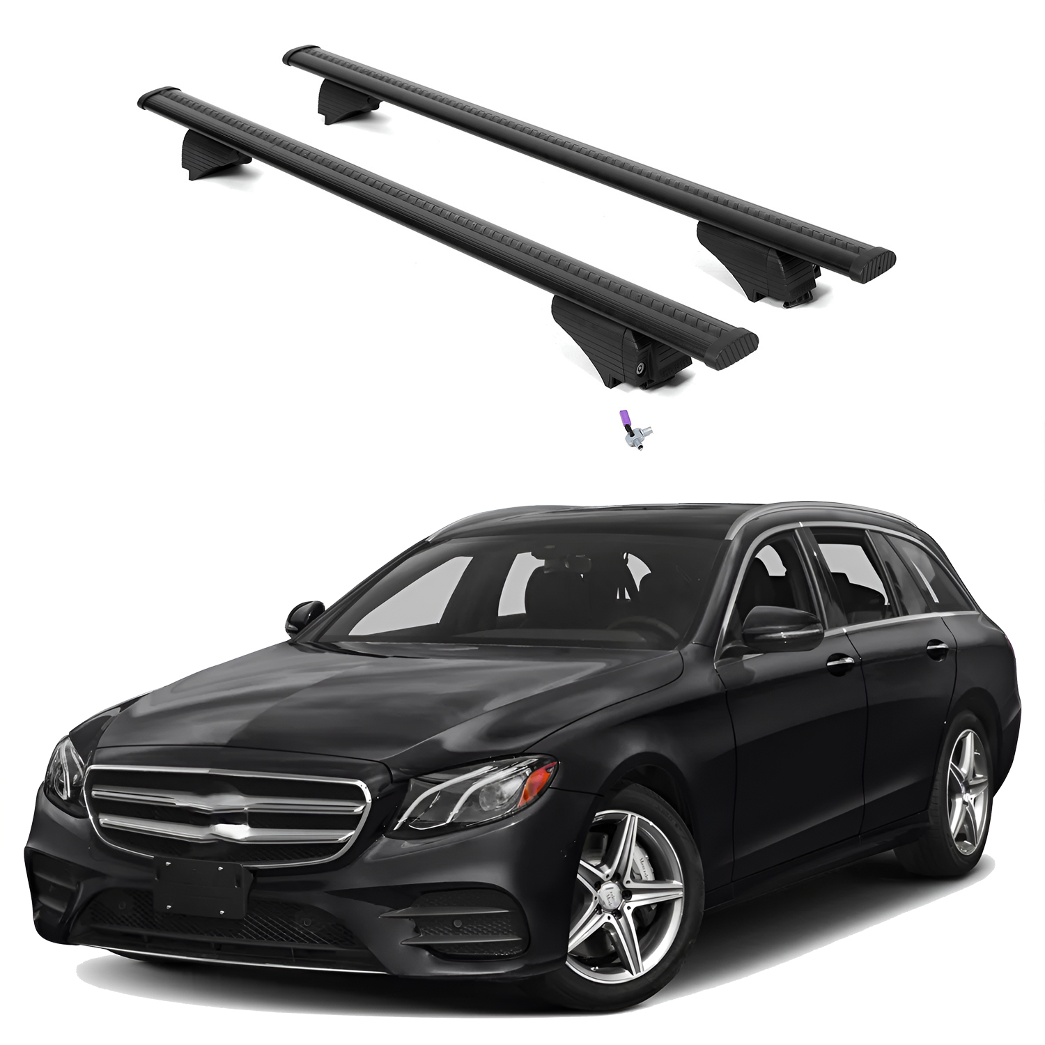 ERKUL Roof Rack Crossbars For MERCEDES-BENZ E-CLASS 2017-2023