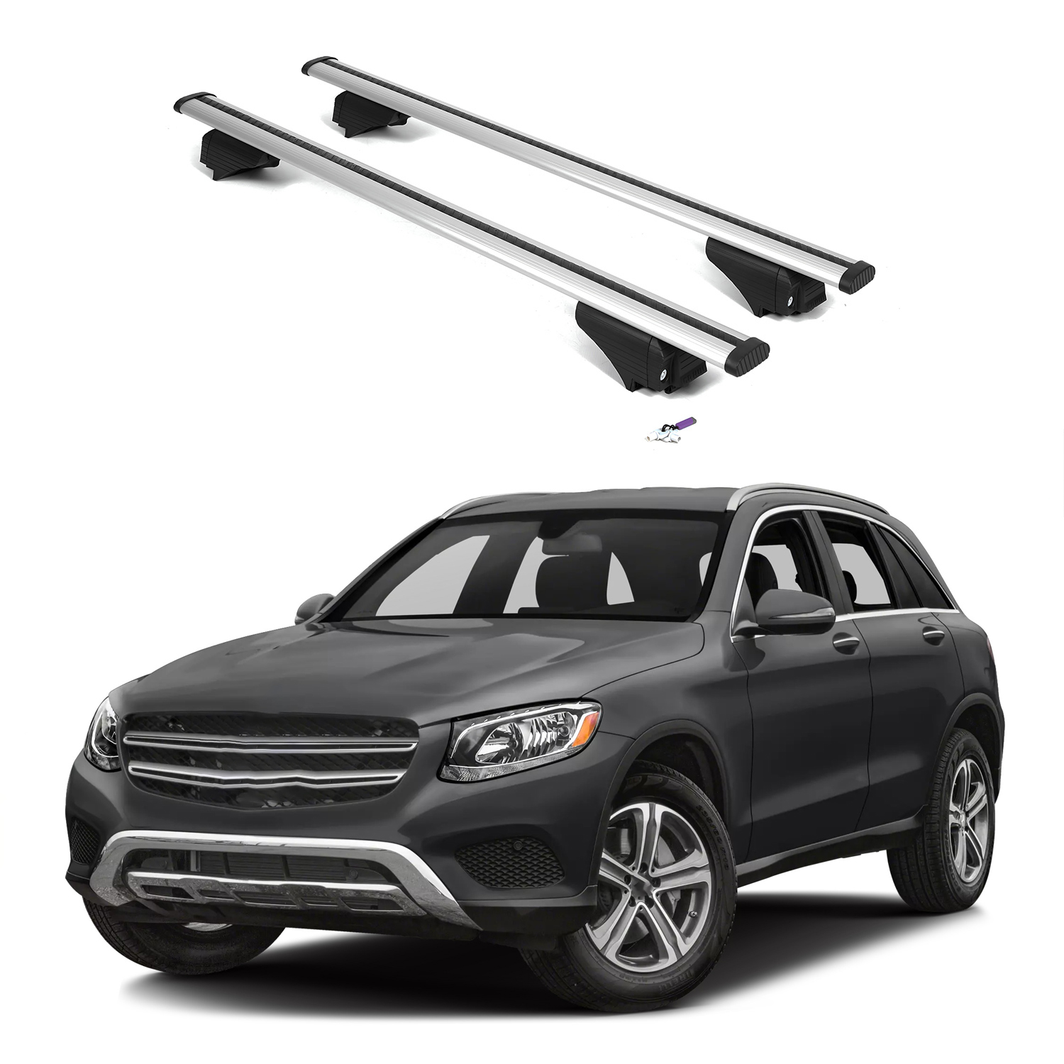 ERKUL Roof Rack Crossbars For MERCEDES-BENZ GLC300 2016-2022