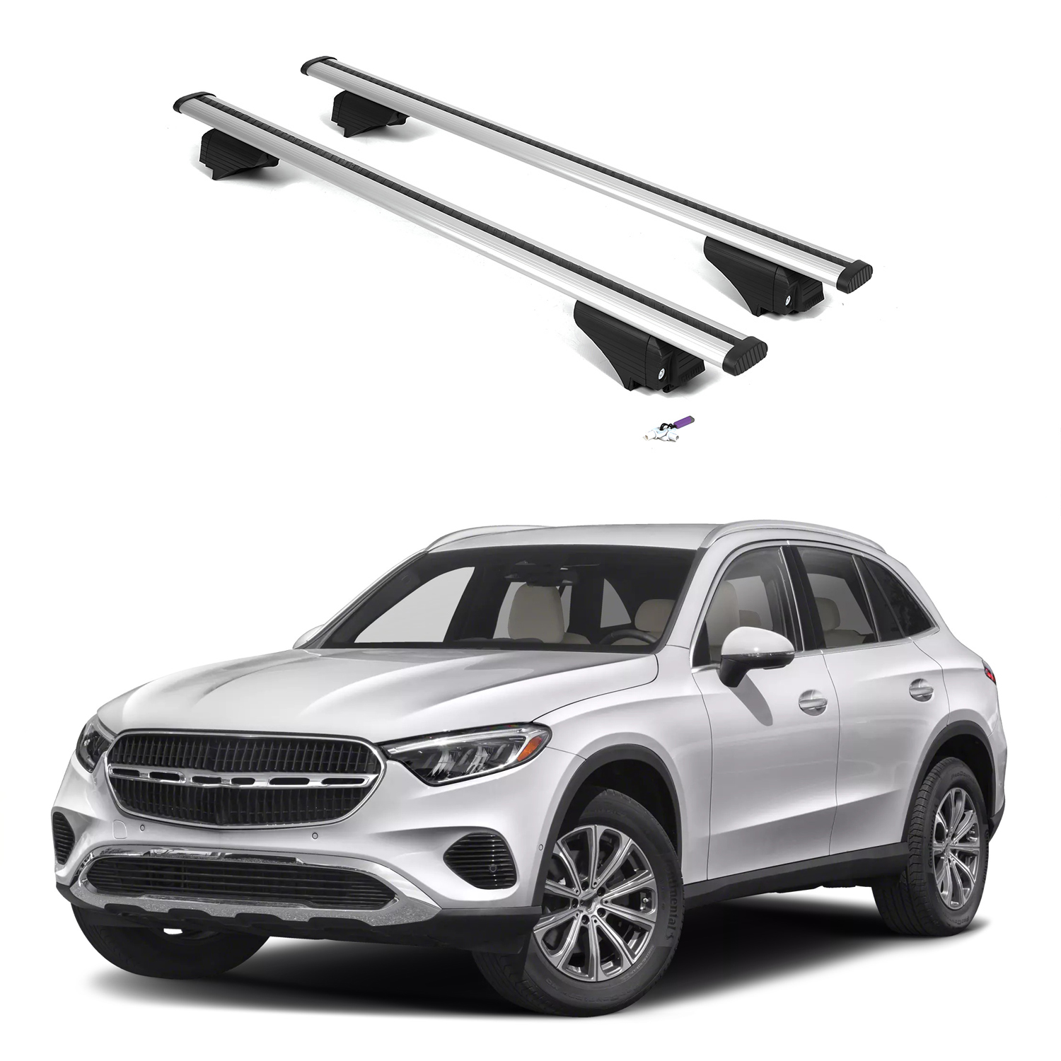 ERKUL Roof Rack Crossbars For MERCEDES-BENZ GLC300 2023-2026
