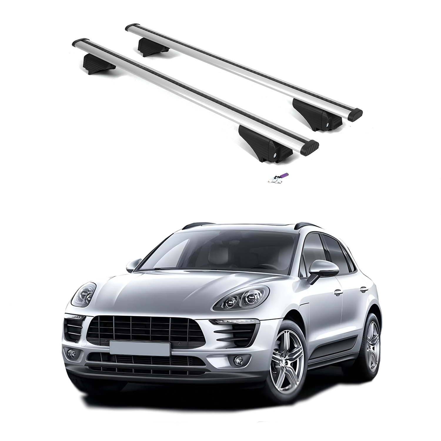 ERKUL Roof Rack Crossbars For PORSCHE MACAN 2015-2026