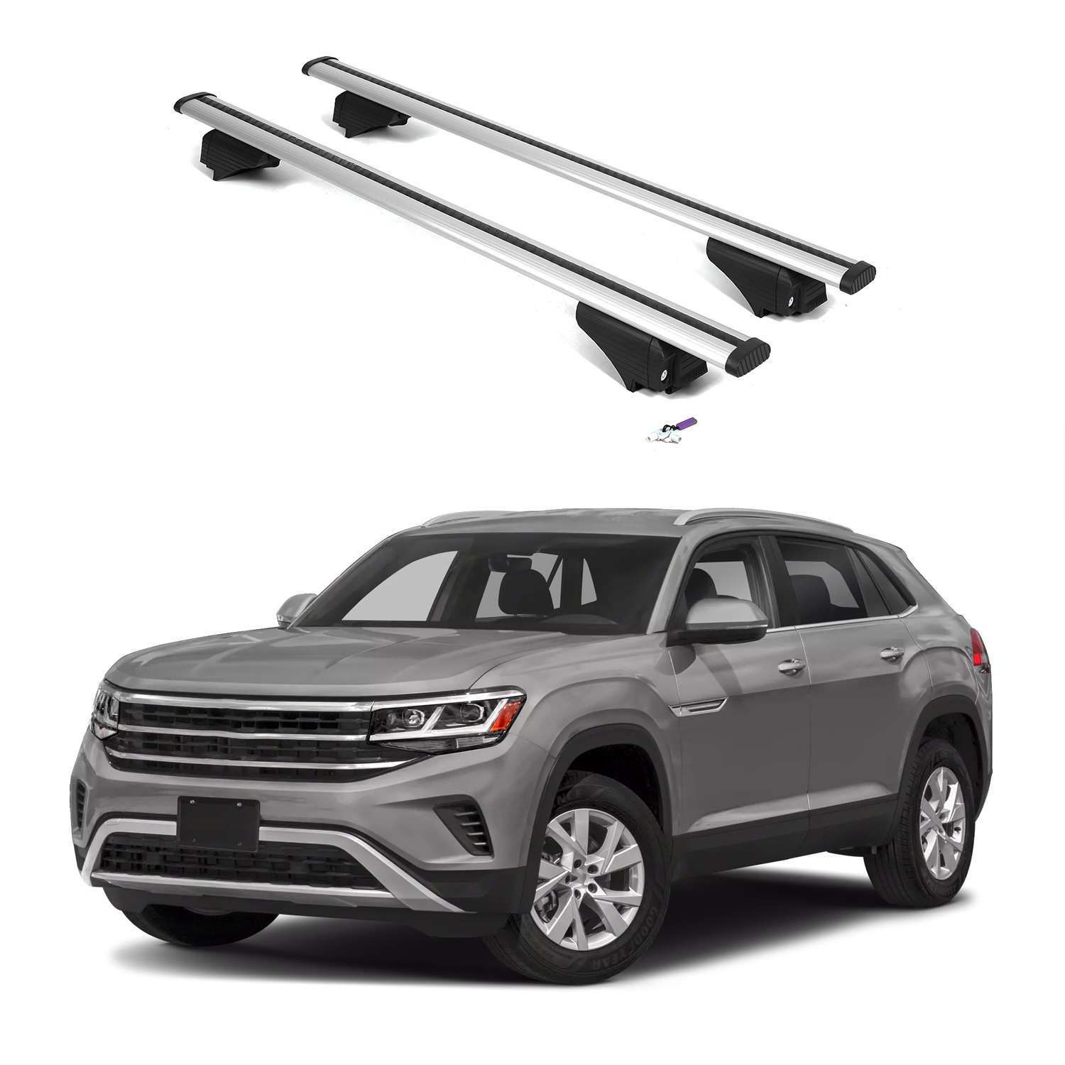 ERKUL Roof Rack Crossbars For VOLKSWAGEN ATLAS CROSS SPORT 2020-2026