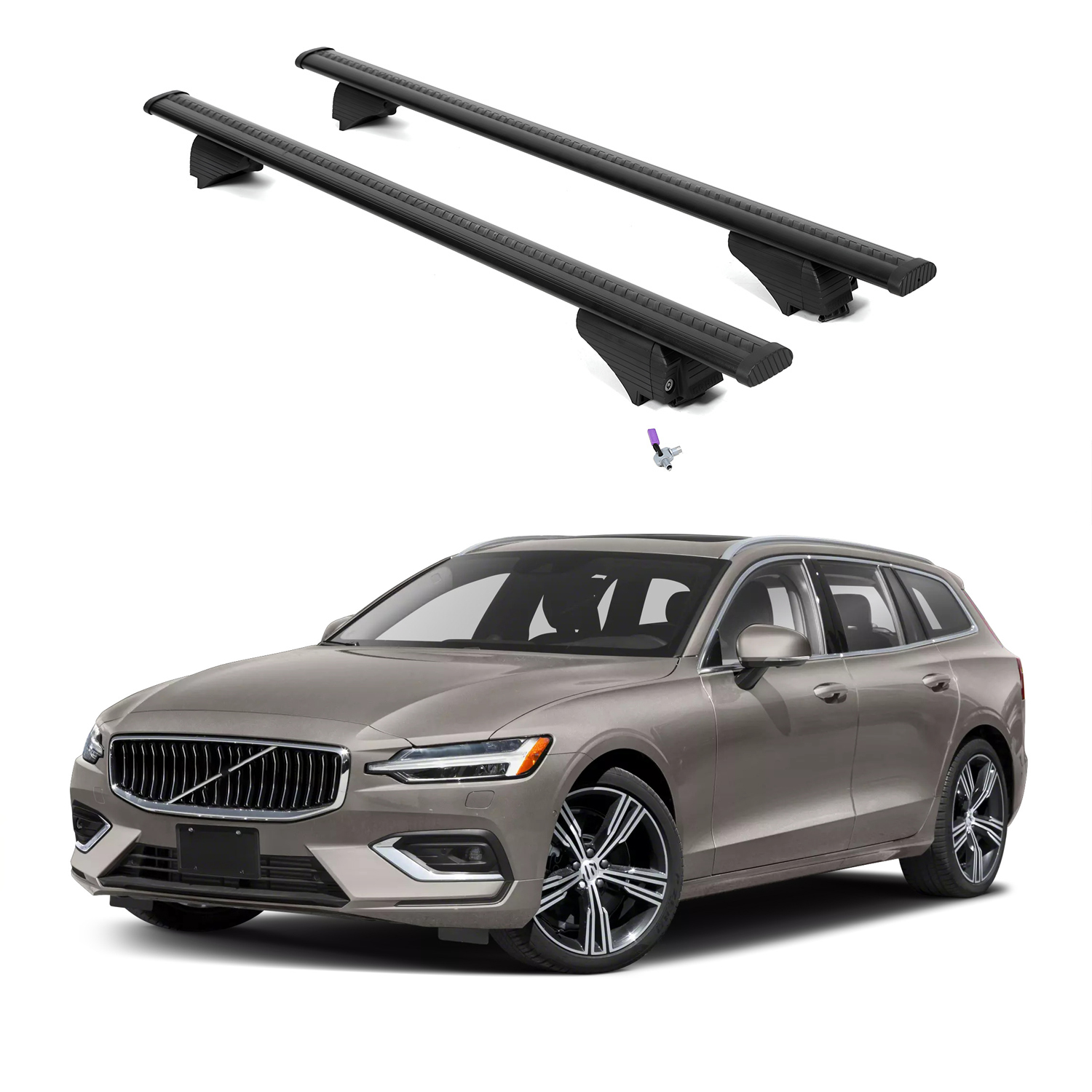 ERKUL Roof Rack Crossbars For VOLVO V60 2019-2026